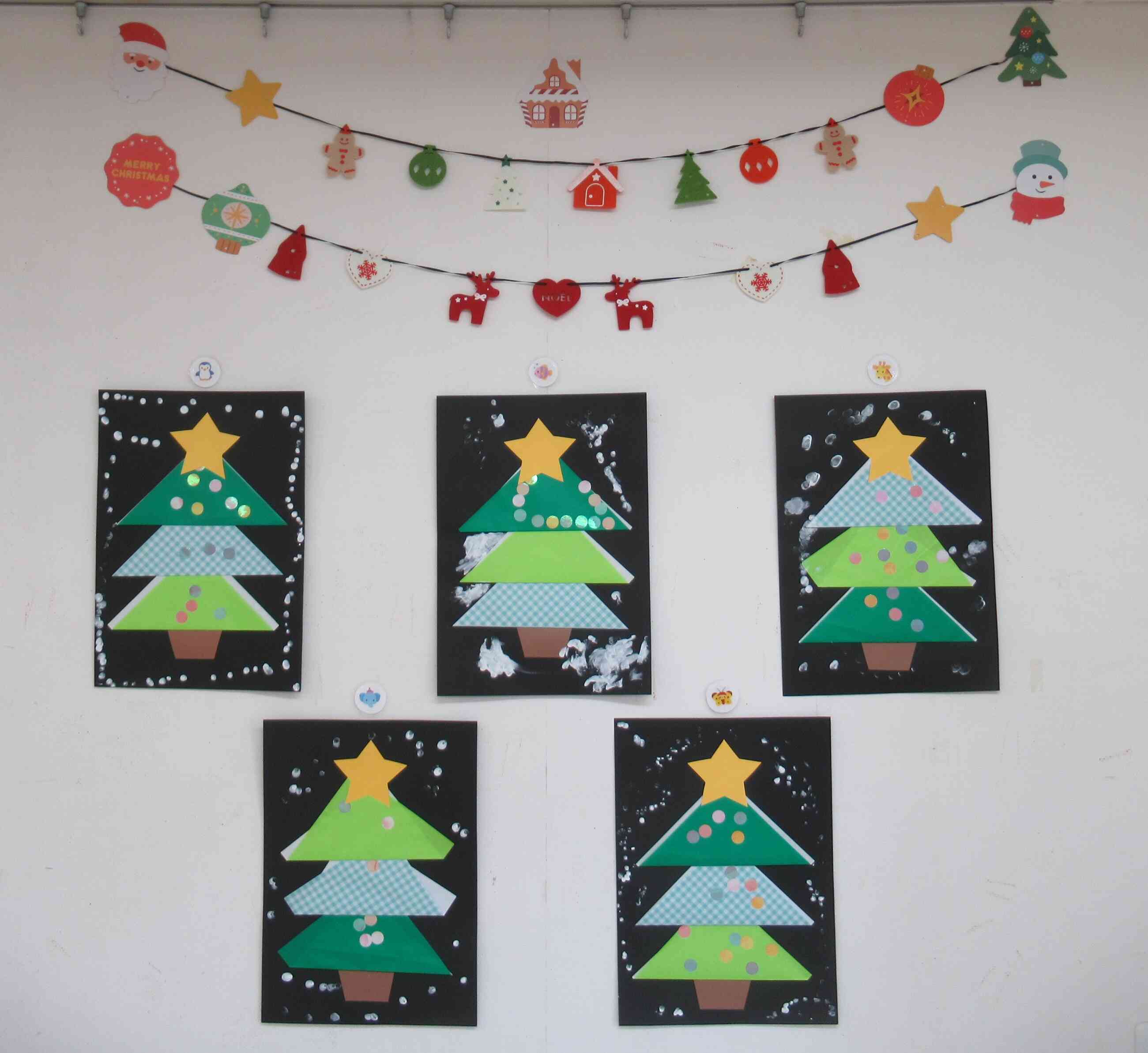 うさぎ組(2歳児)　12月の製作