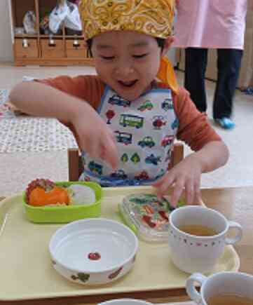 うさぎ組（2歳児）食育