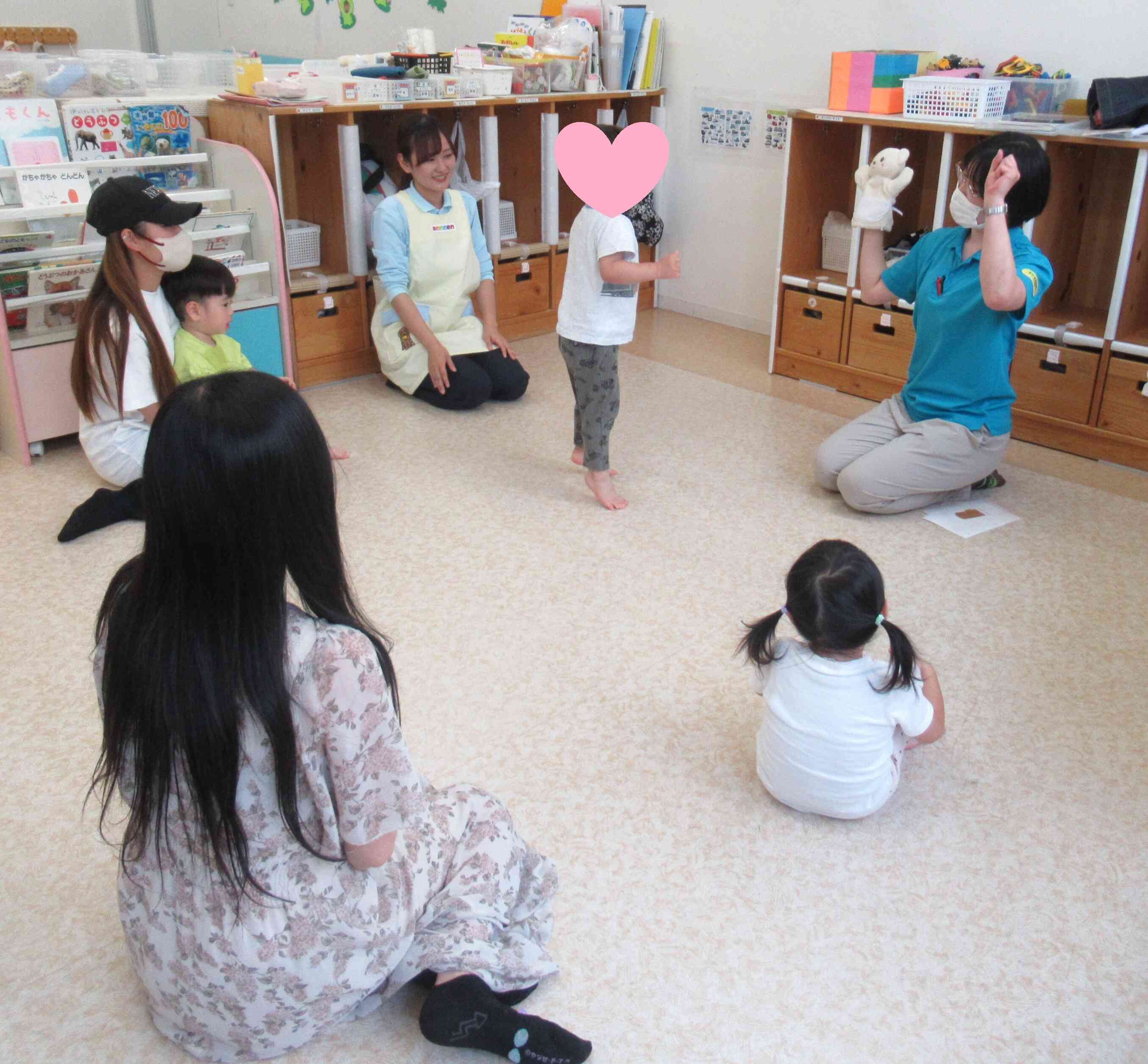 うさぎ組（２歳児）保育参加