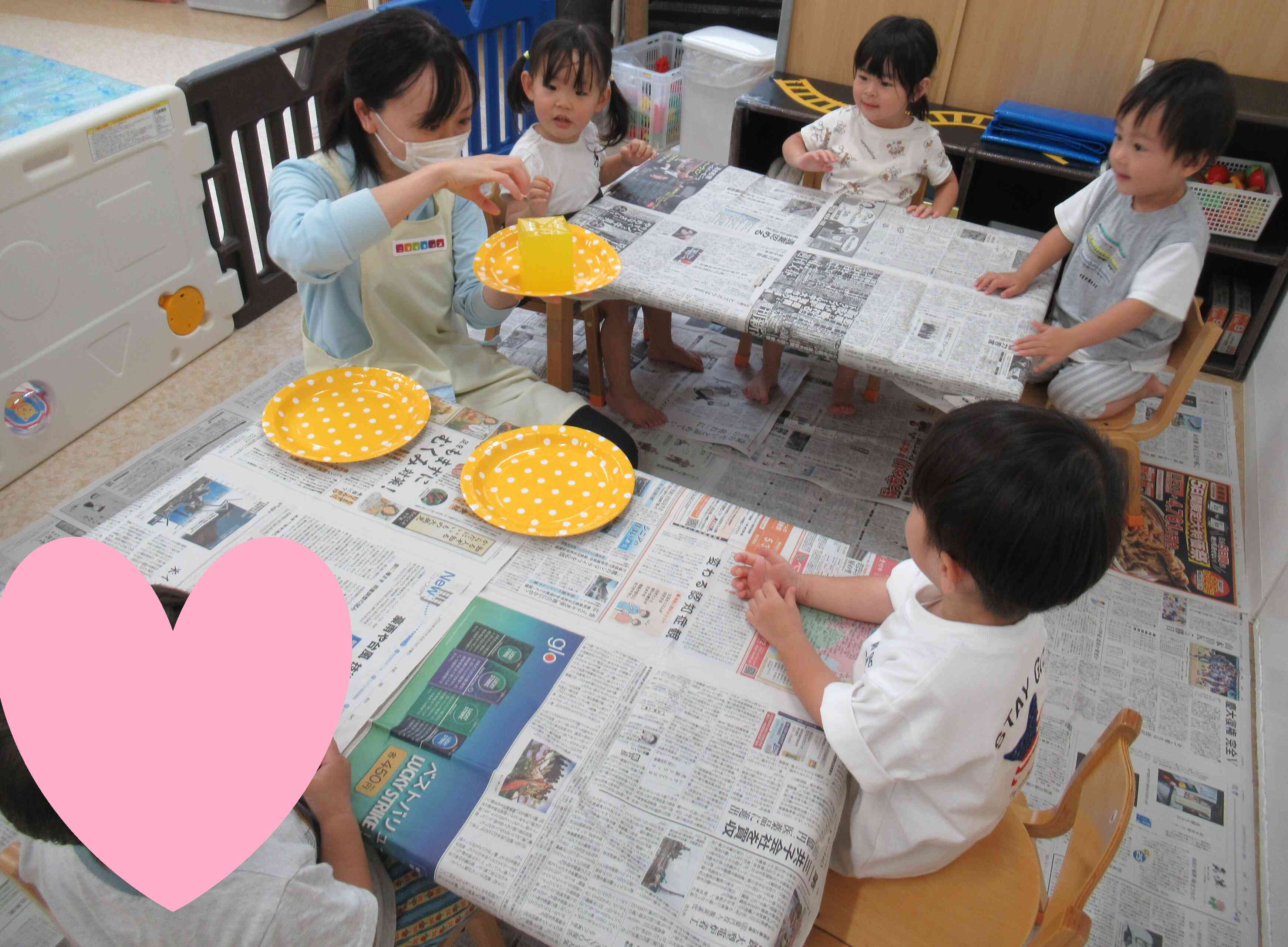 寒天遊びも行いました！