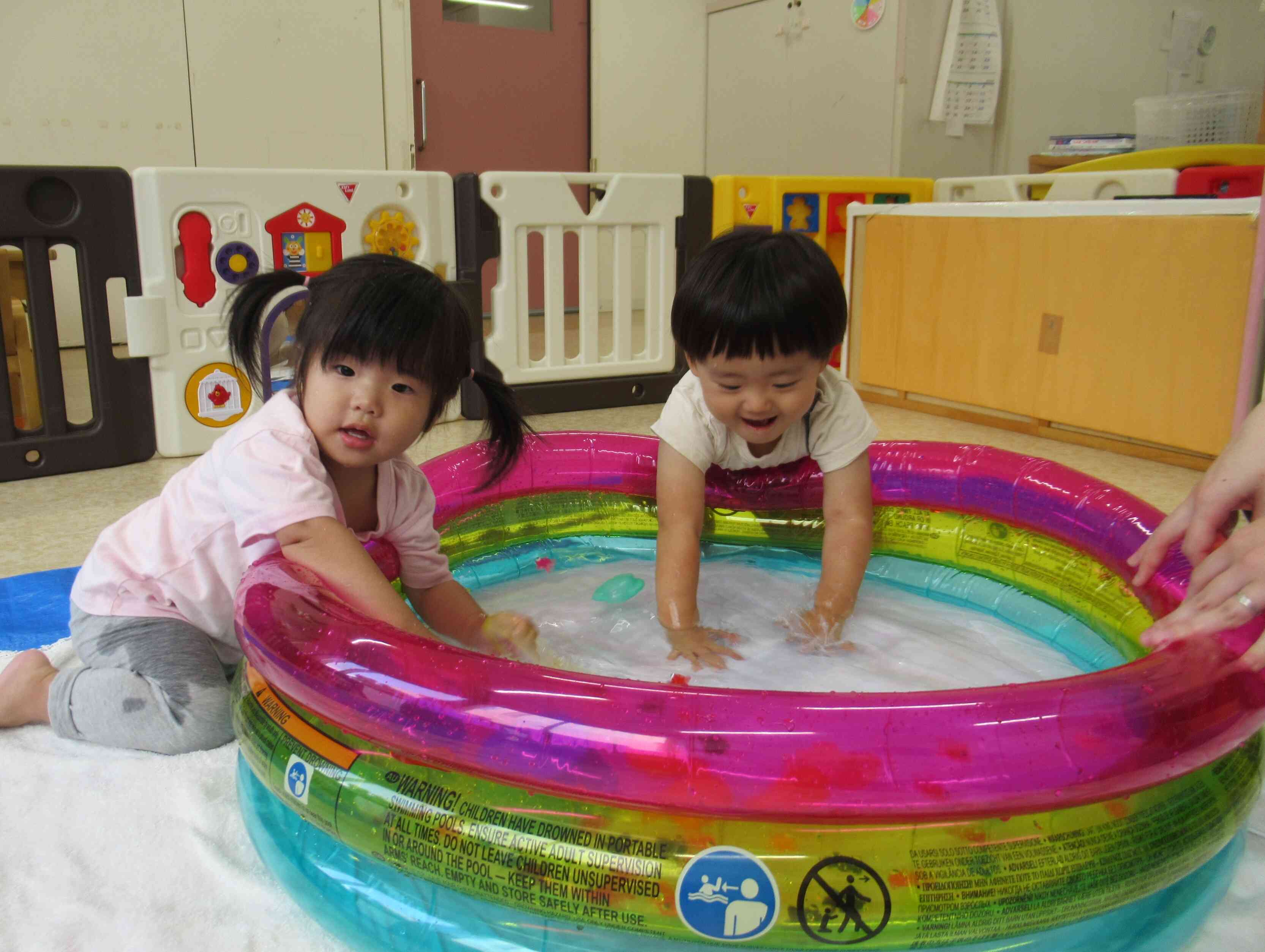 あひる組（1歳児）水遊び