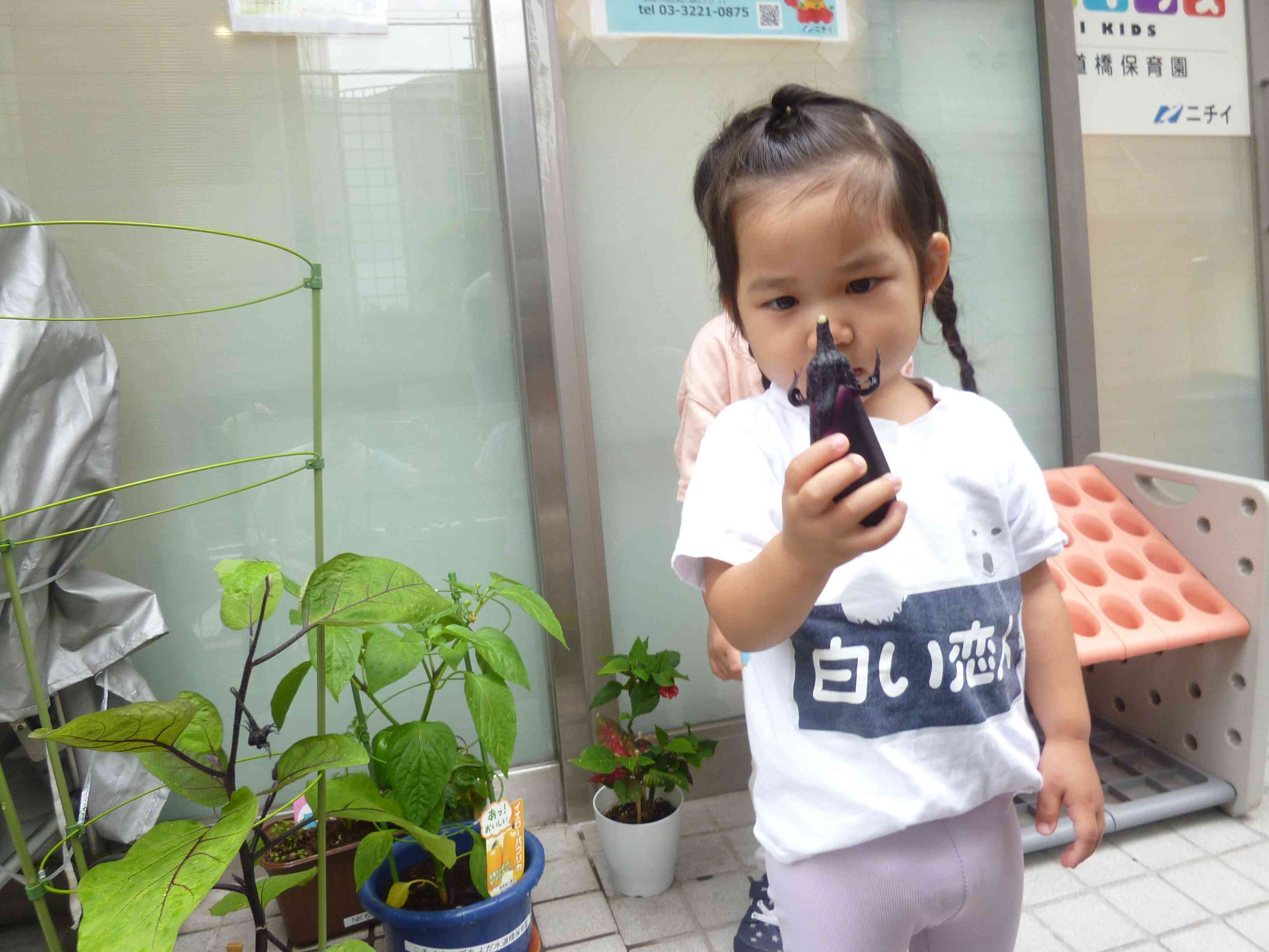 ジーっと見つめて・・・。