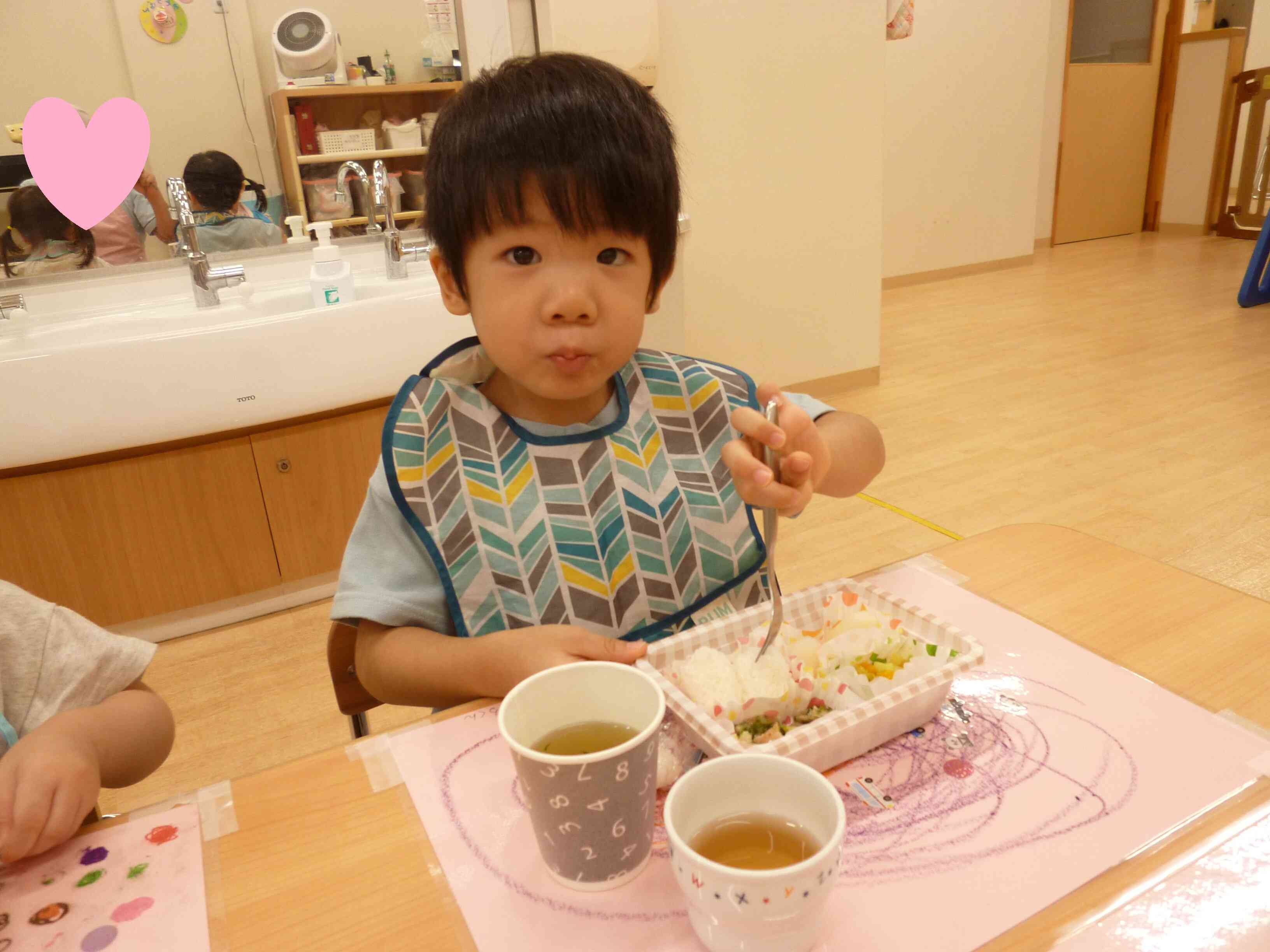 お弁当給食おいしいね！