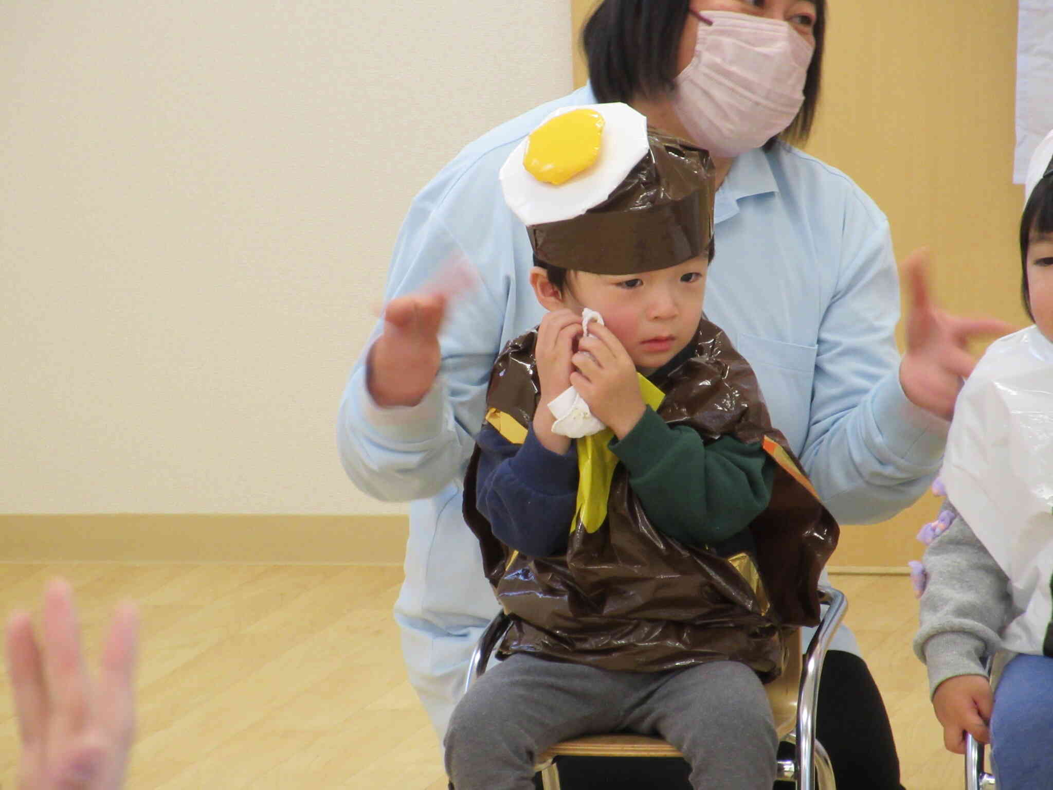 お客さんがいっぱいいて、緊張するなぁ…