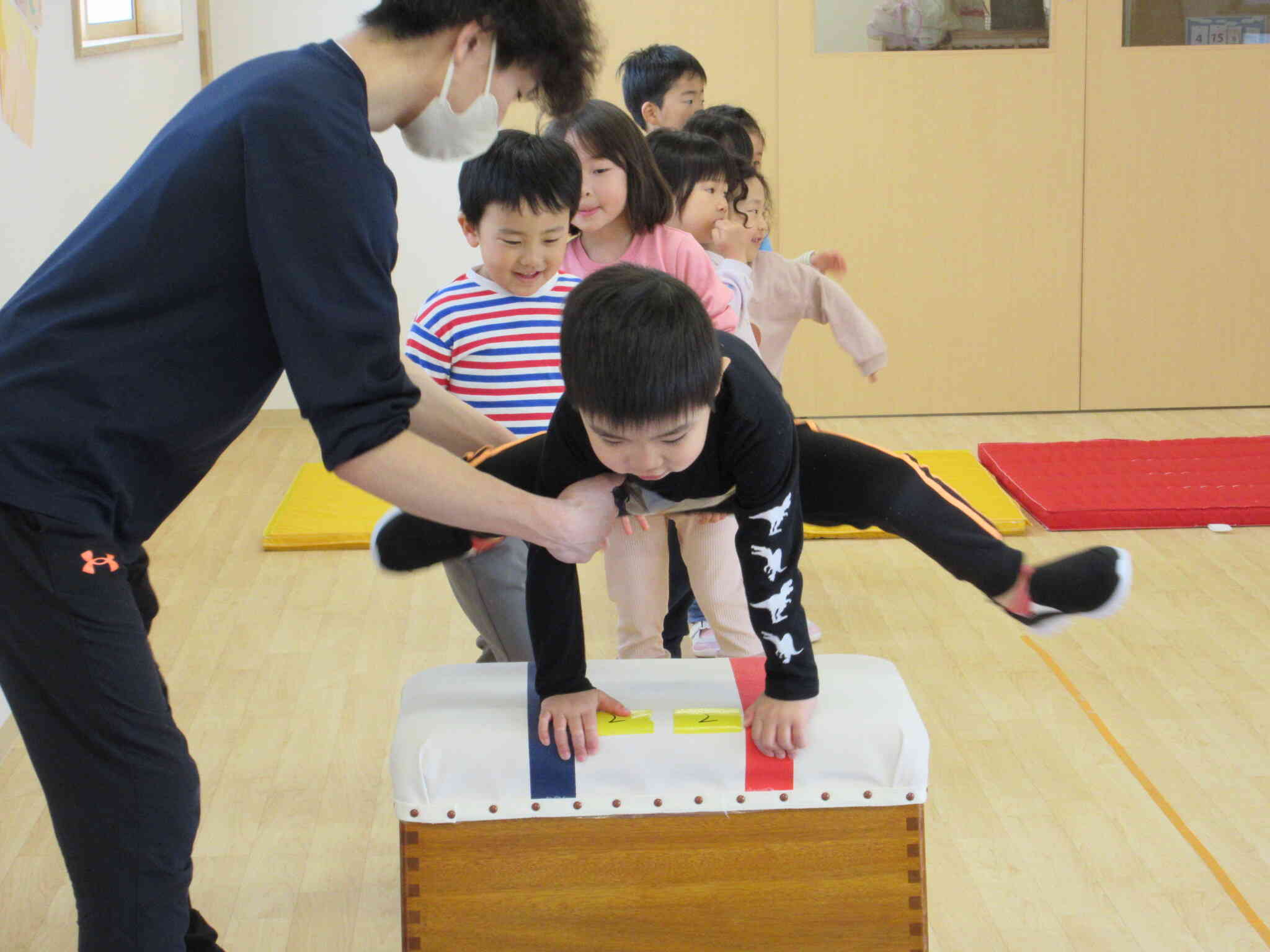 みんな大好きな跳び箱チャレンジ