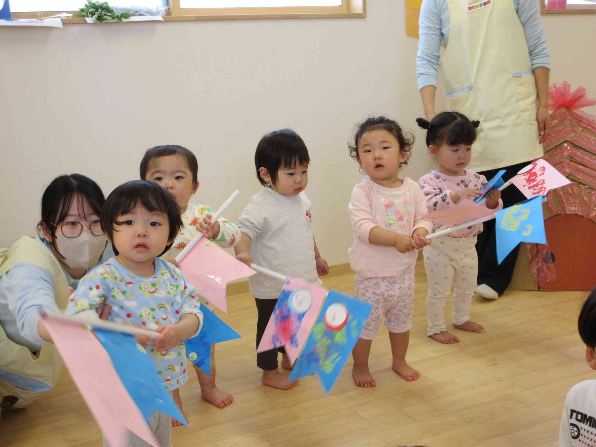 鯉のぼり可愛くできたね