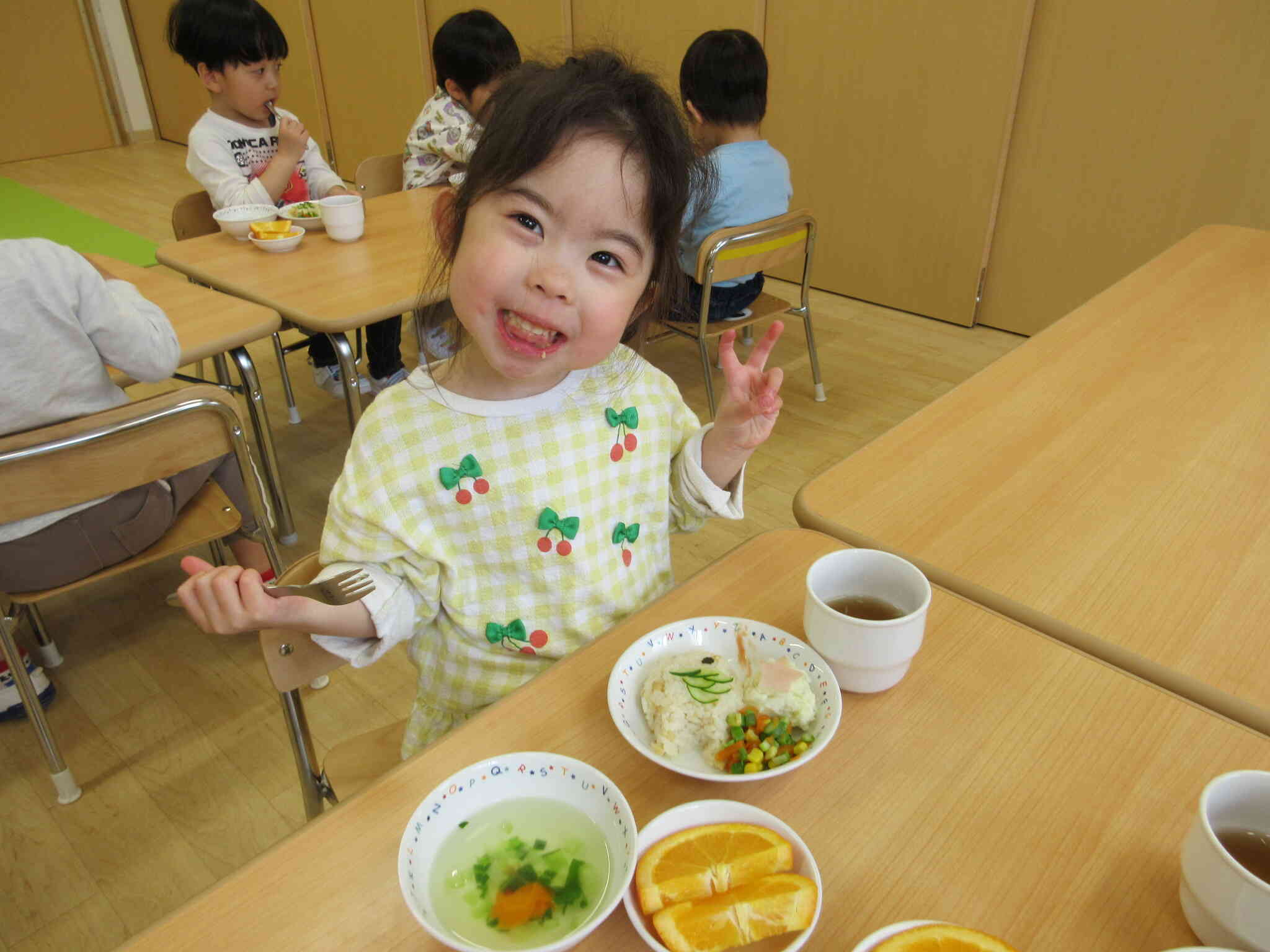 給食の先生美味しいごはんをありがとう