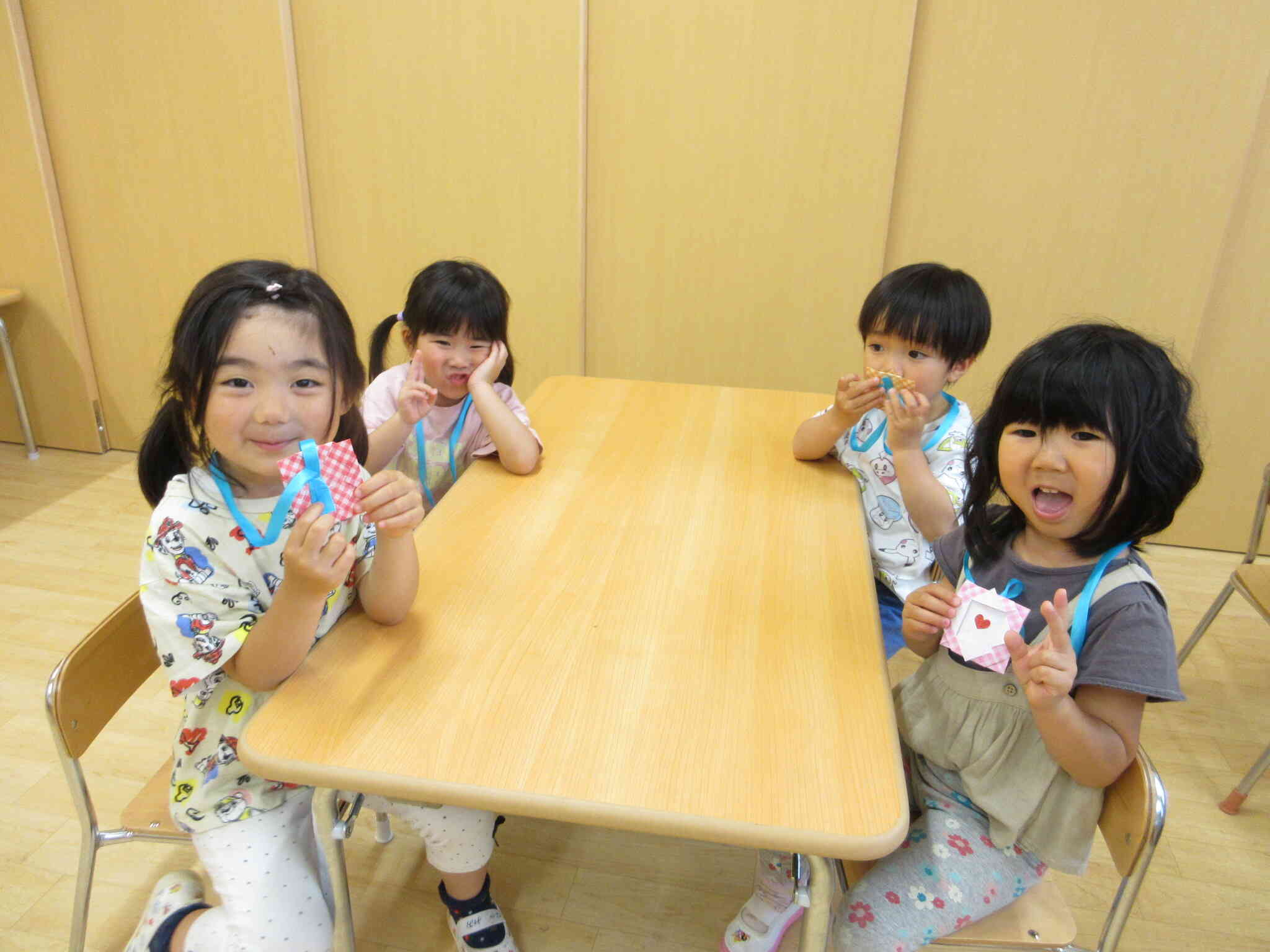 はい、出来上がりです。可愛いね。