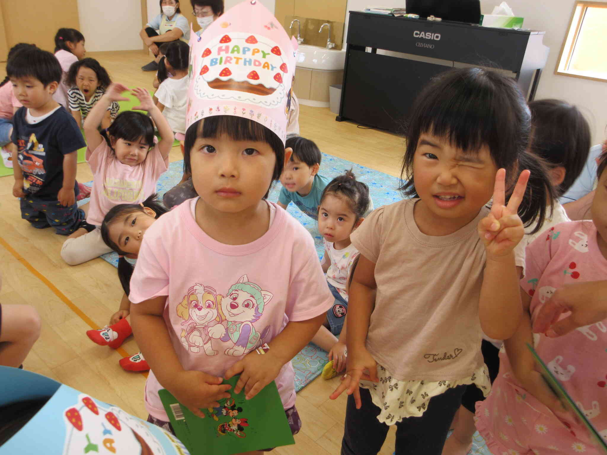 ７月生まれのお誕生会がありました！②