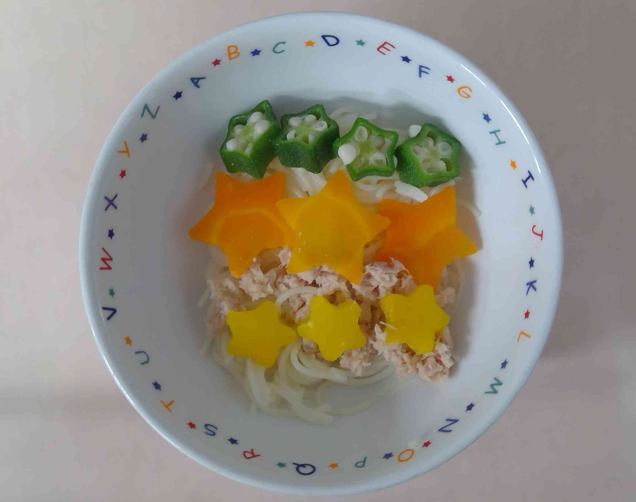 ７月７日　おやつ「七夕そうめん」