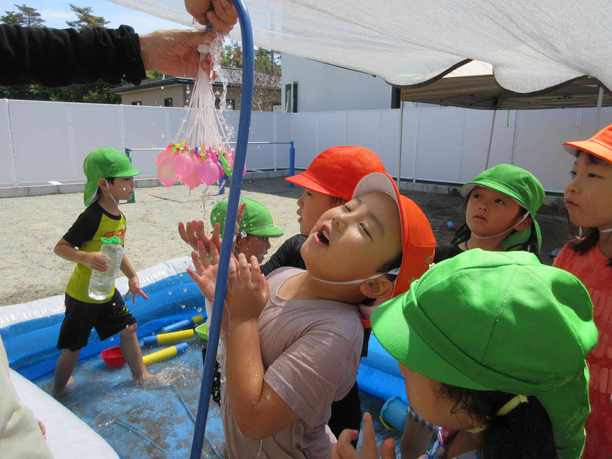 水遊び最高だったよ