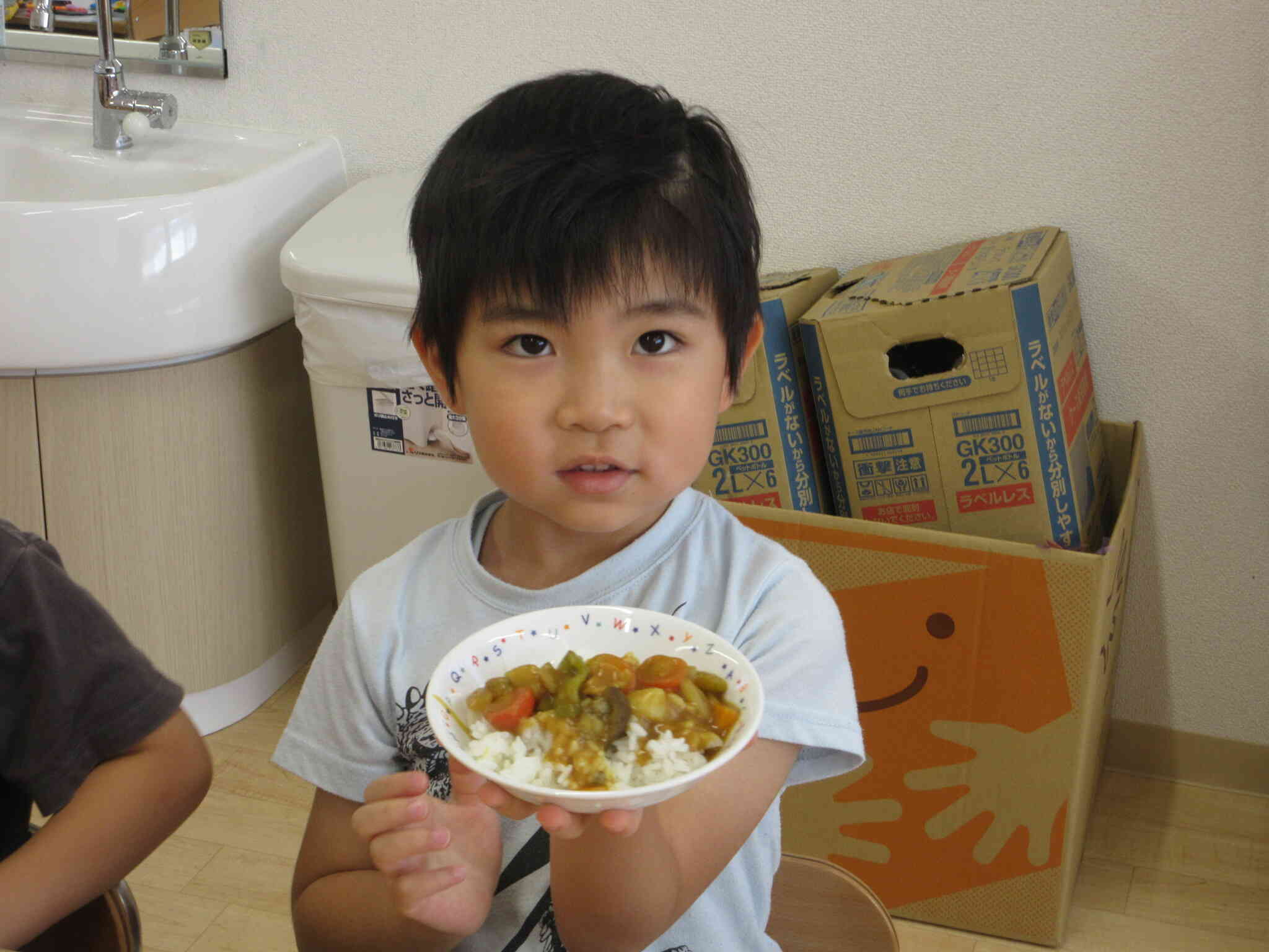 上手に盛り付けもできたよ