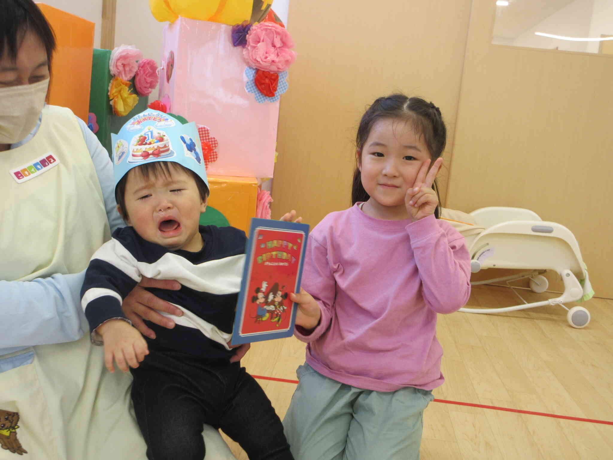 ぱんだくみのお姉さんからカードをもらいました。