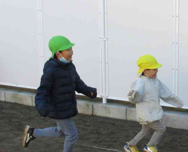 友だちと一緒によーいドン!