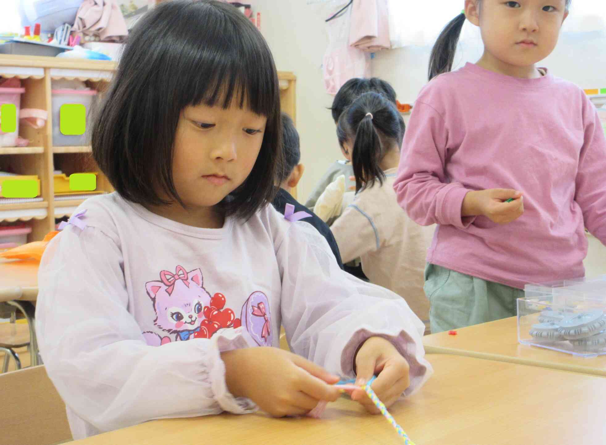 三つ編み楽しいね