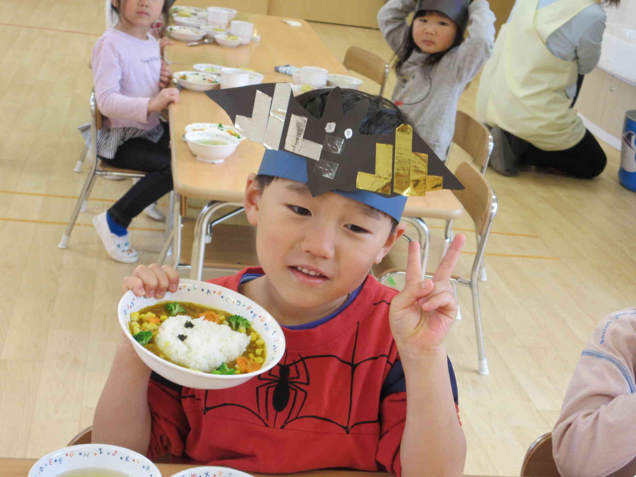 おばけのカレー美味しいね