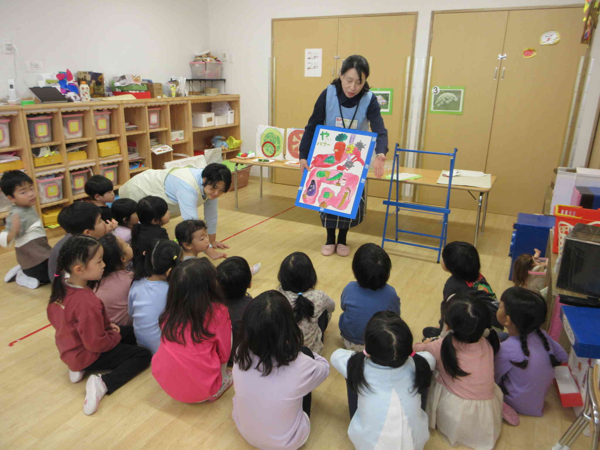 野菜を食べると