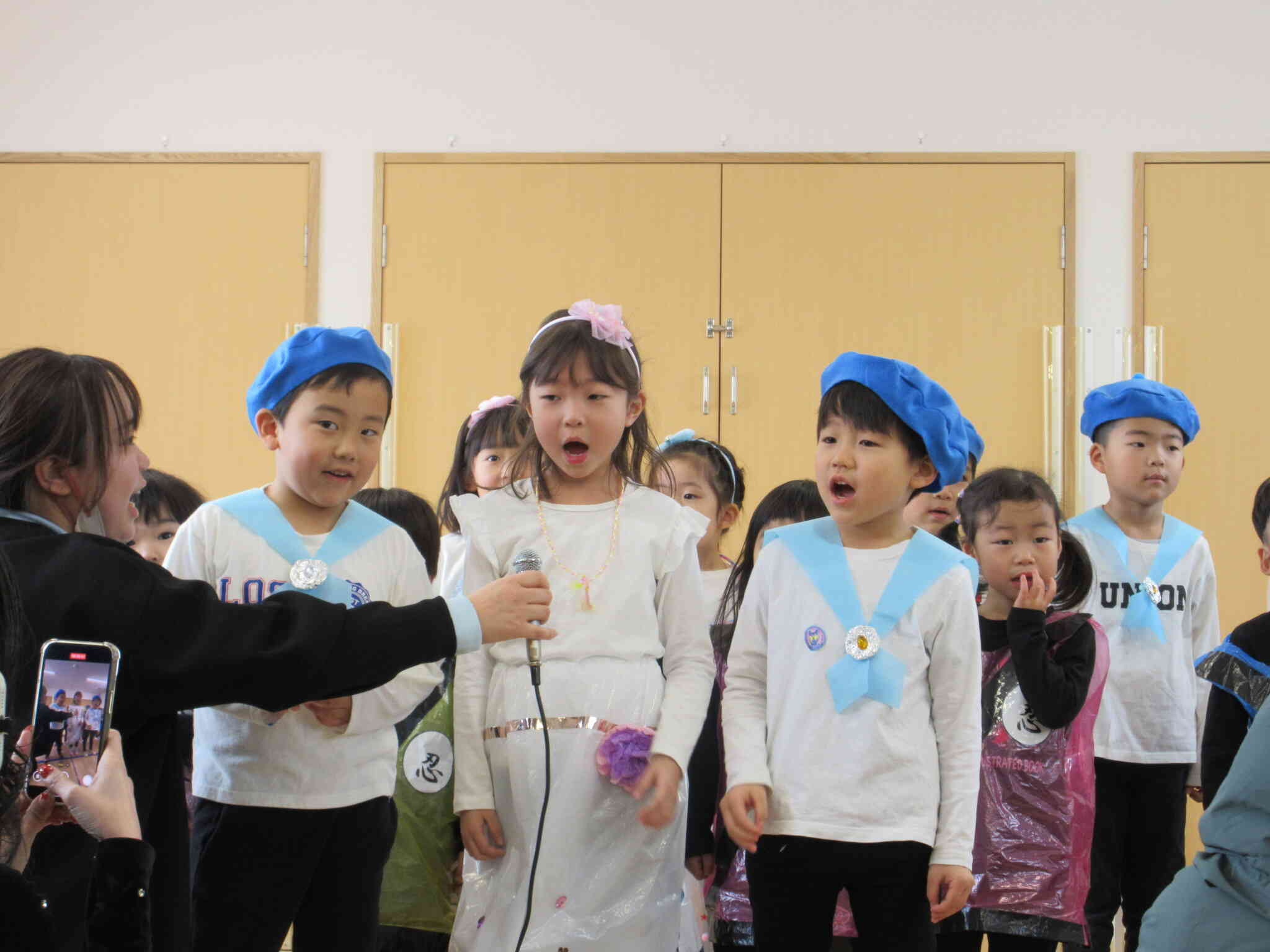 これからお楽しみ発表会を始めます！