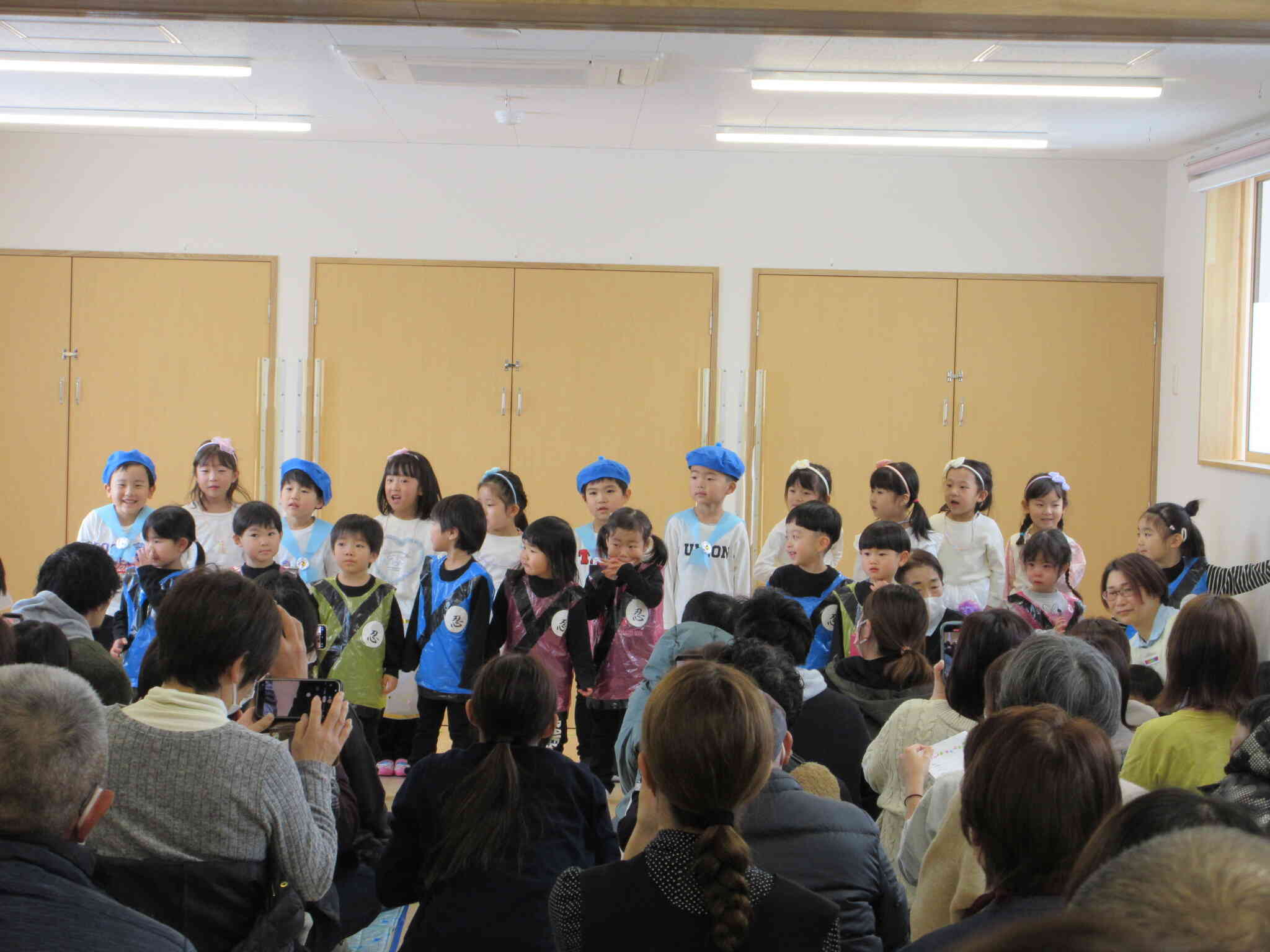 お楽しみ発表会（４、５歳児）①～合唱～