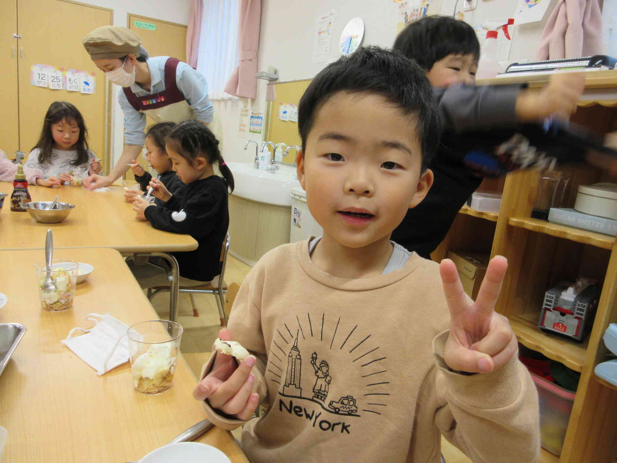 クッキーも上手にできたね