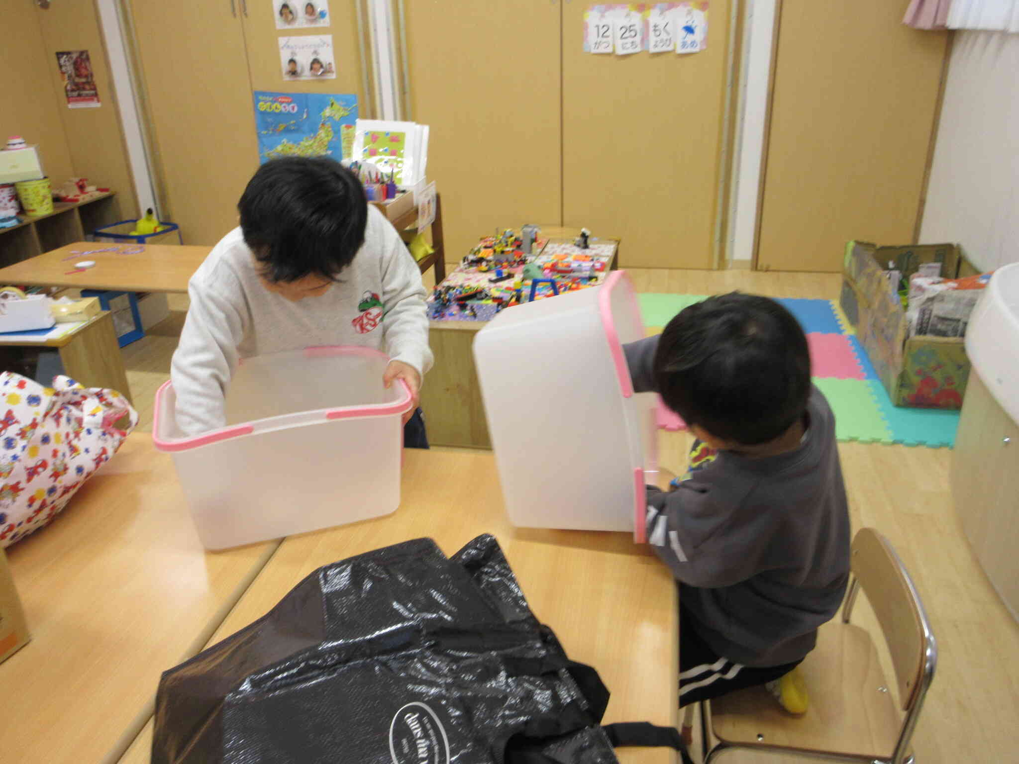 綺麗なお部屋で来年も楽しく遊ぼうね