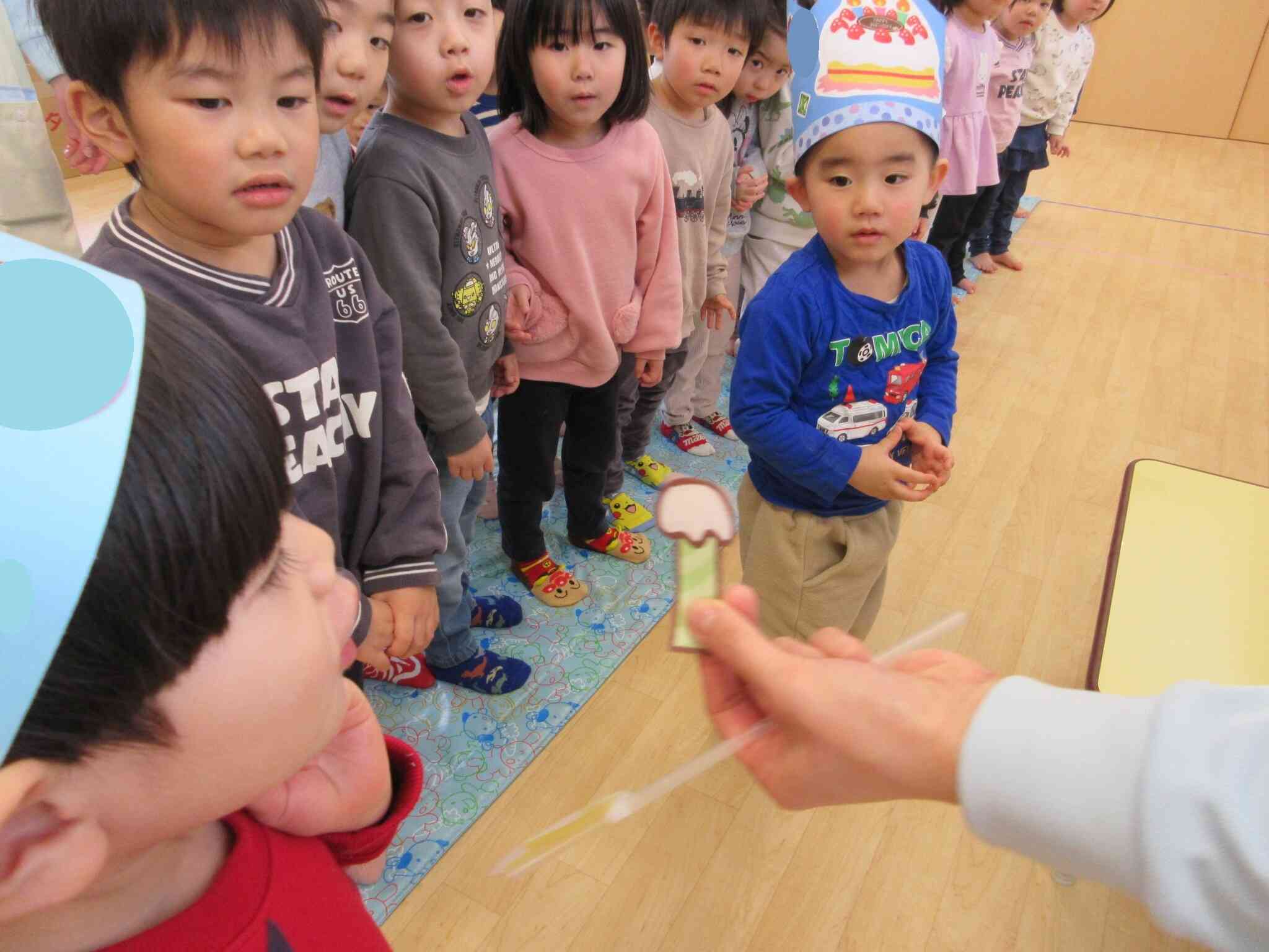 ロウソクふ～！