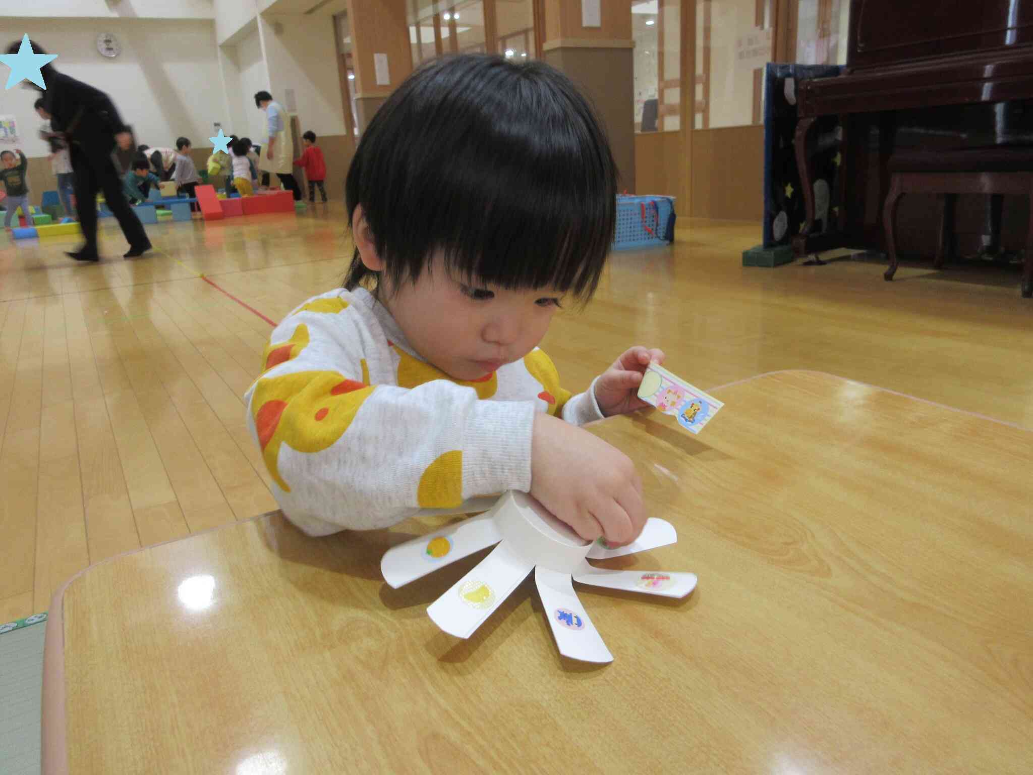 手作りコマ作りをしたよ！