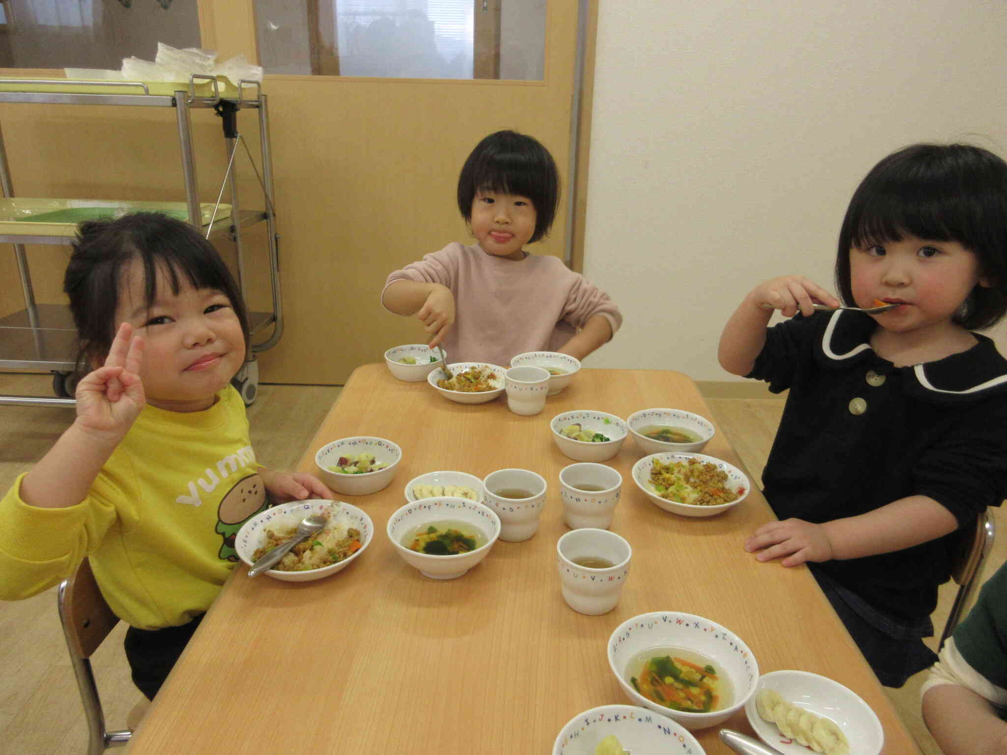 みんなニッコリ