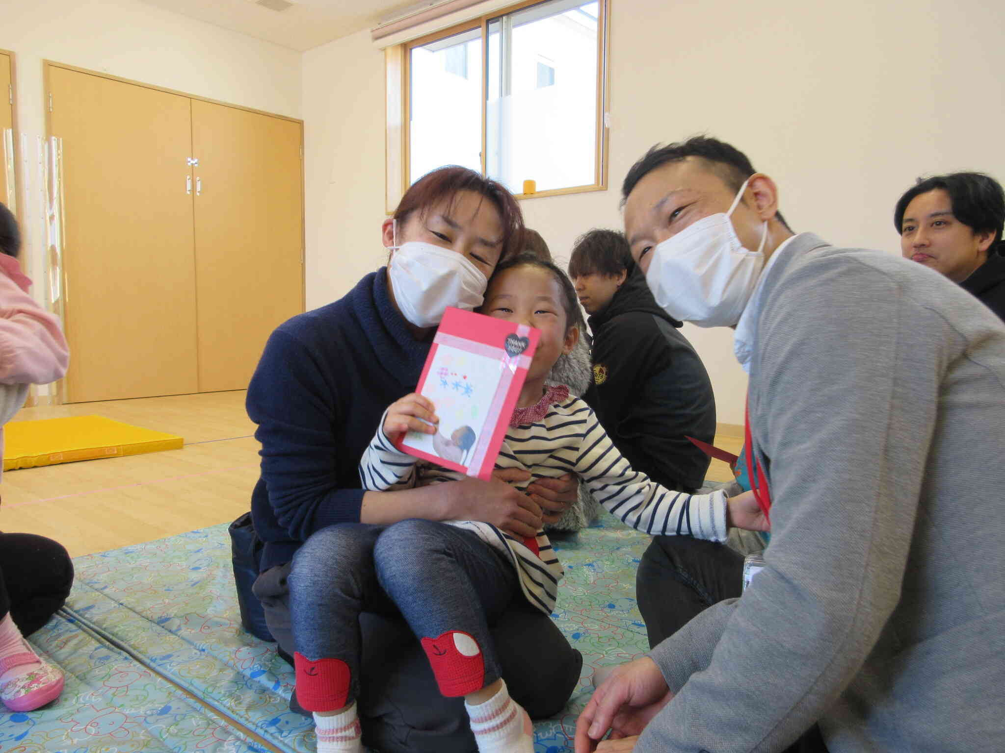 バレンタインカード喜んでくれたね