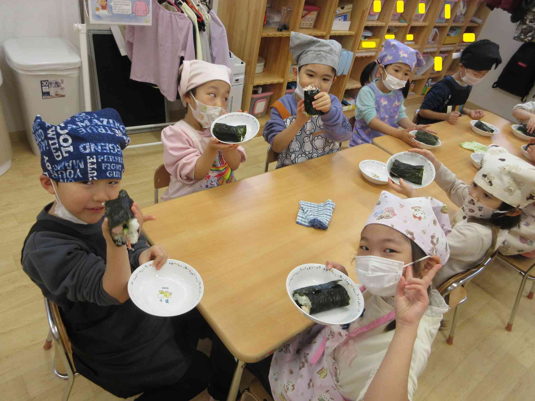 食べ応えのある恵方巻が完成です