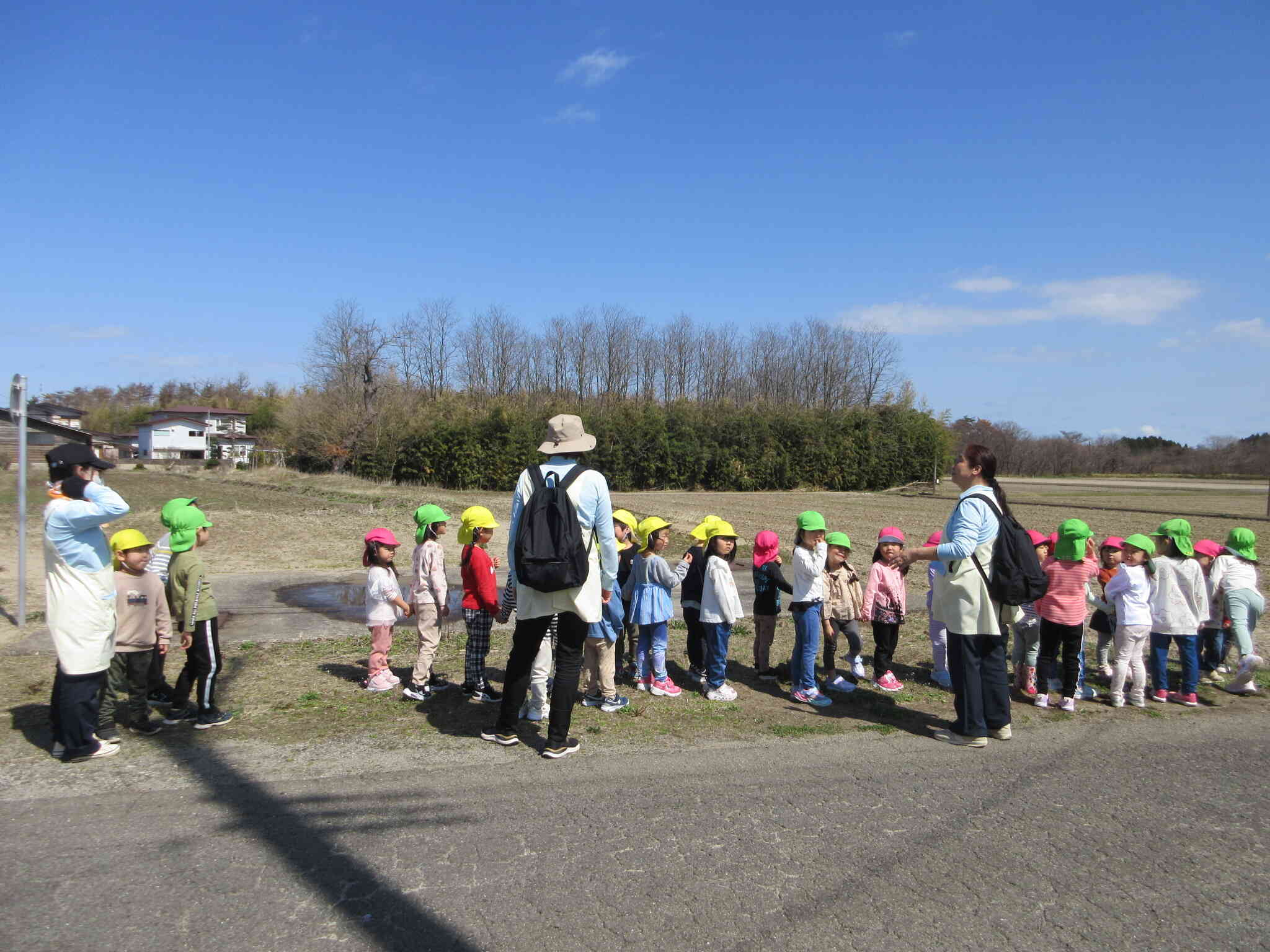 青い空気持ちがいいね