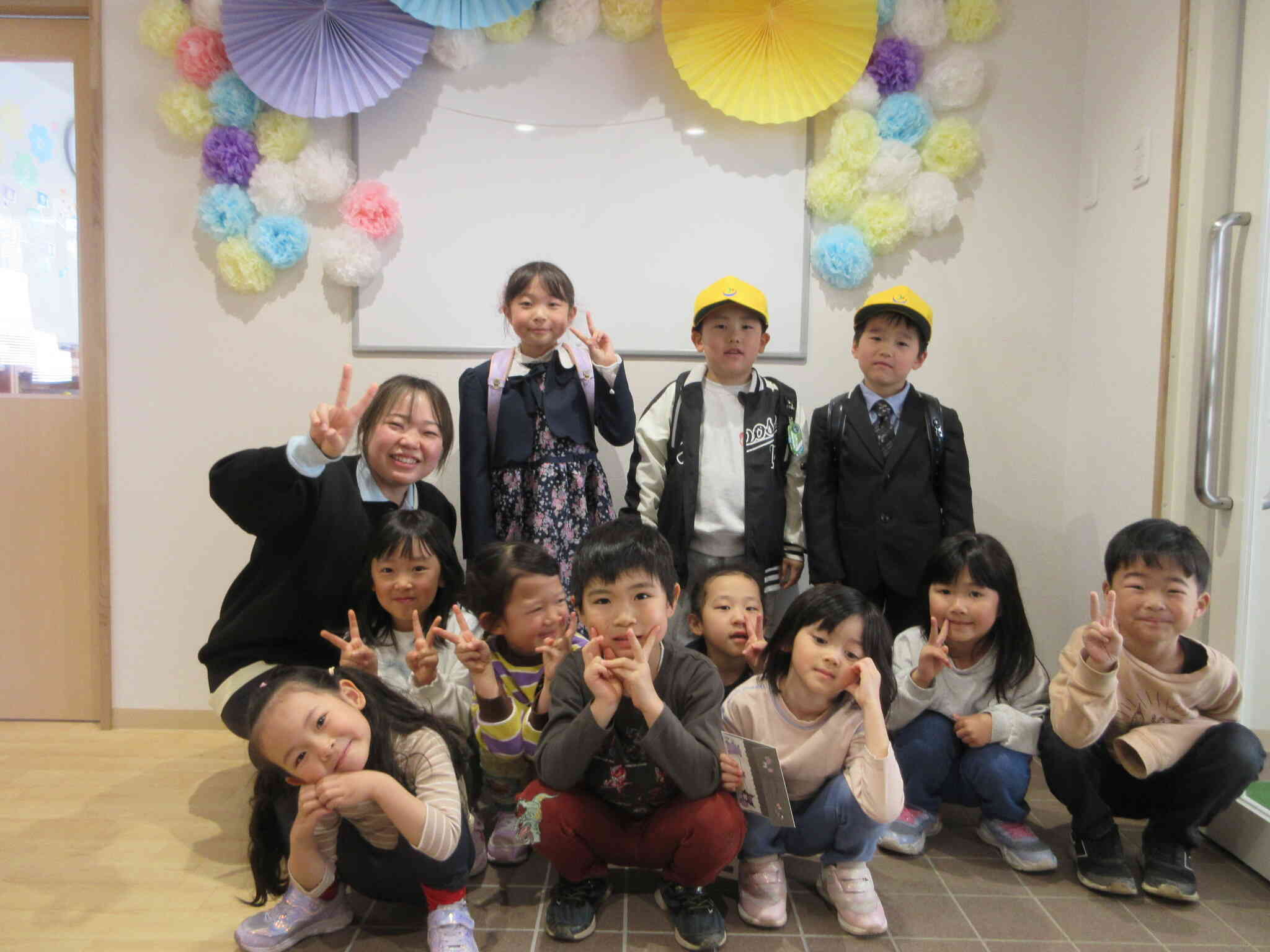 卒園したお兄さんお姉さんが来てくれたよ！