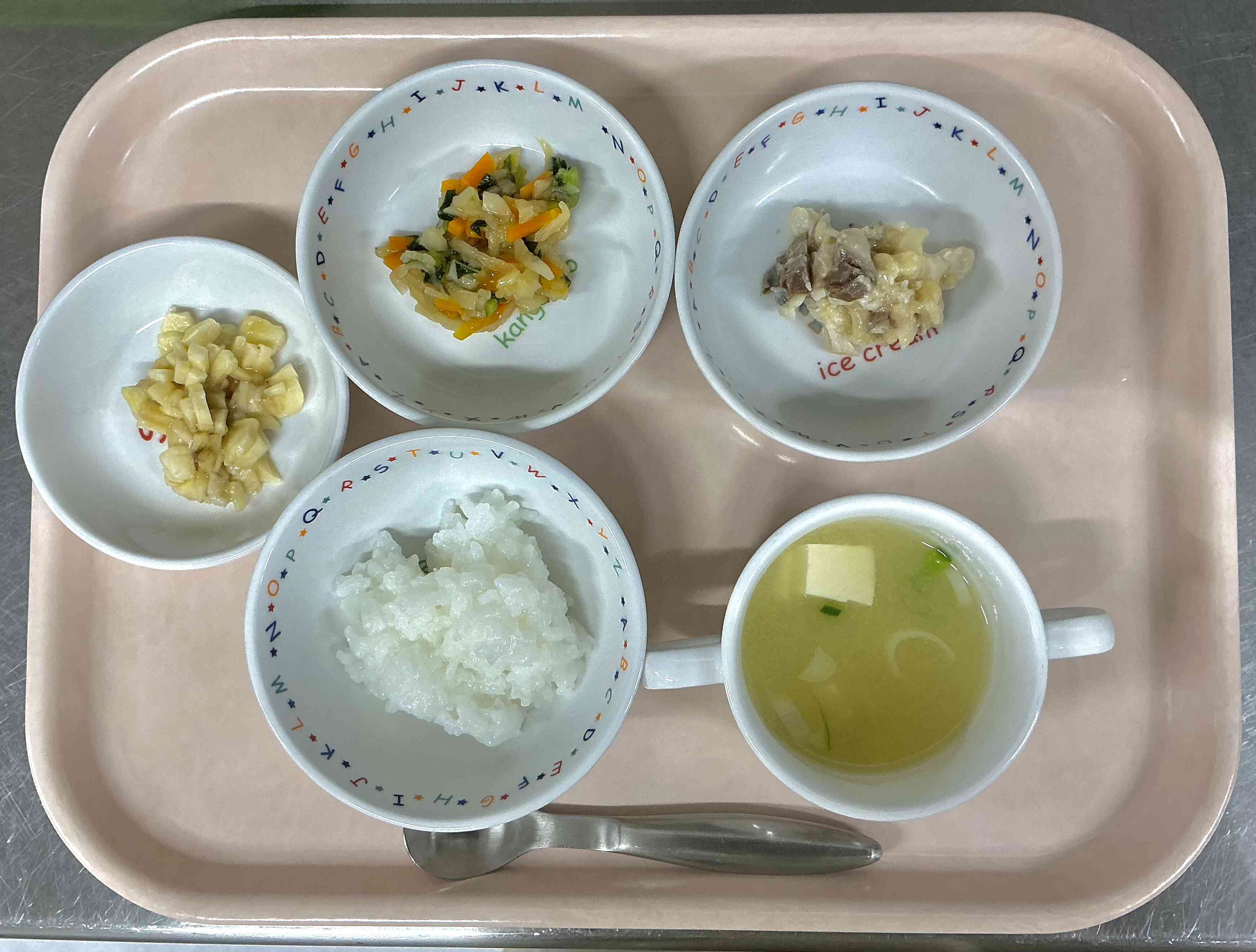 今日の給食　離乳食