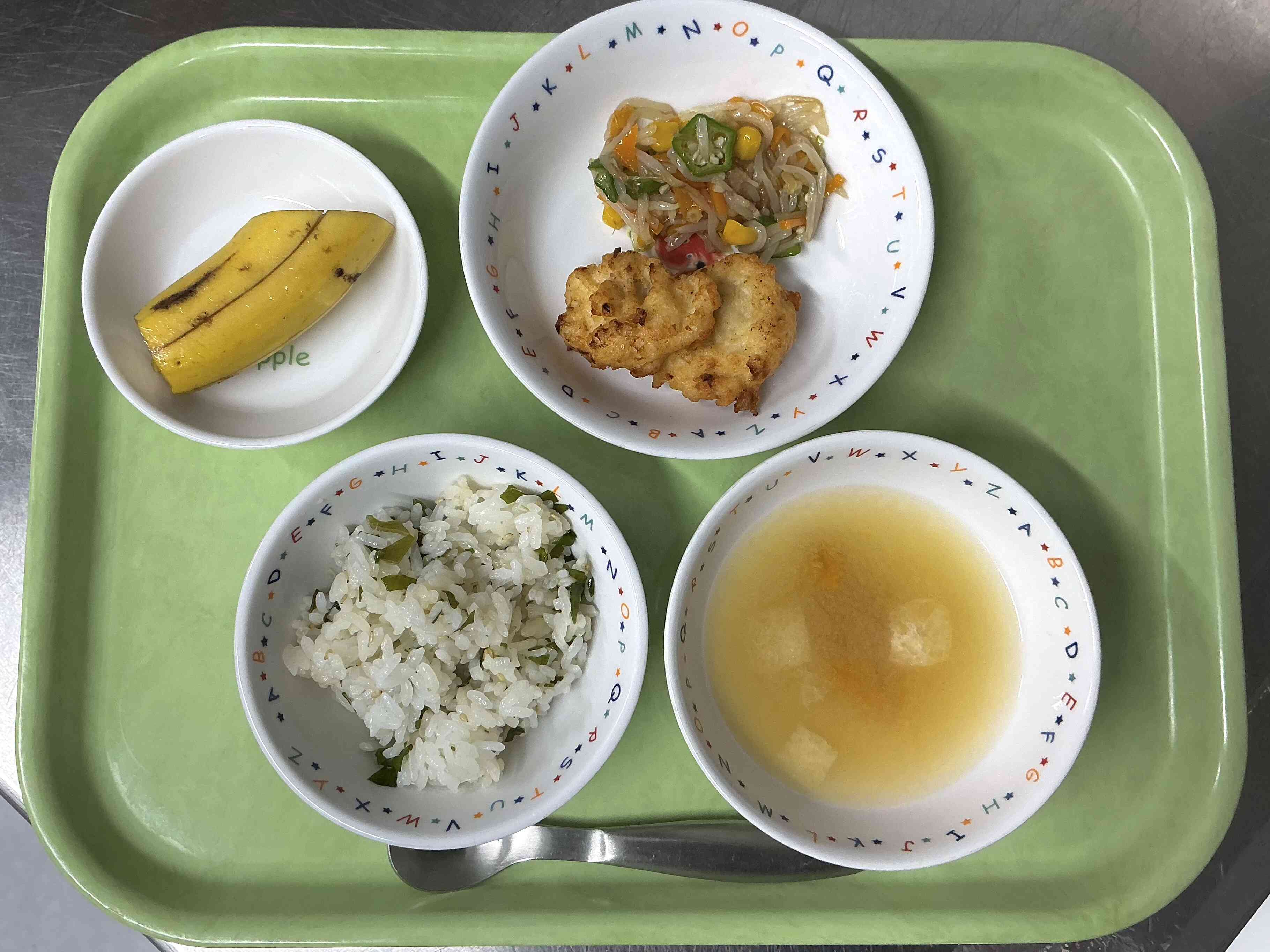 今日の給食（幼児食）