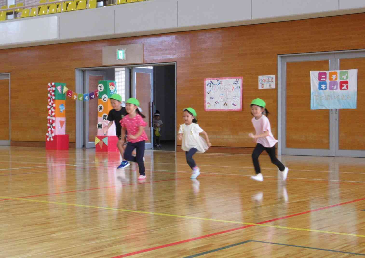 みんなで走ると気持ちがいいね