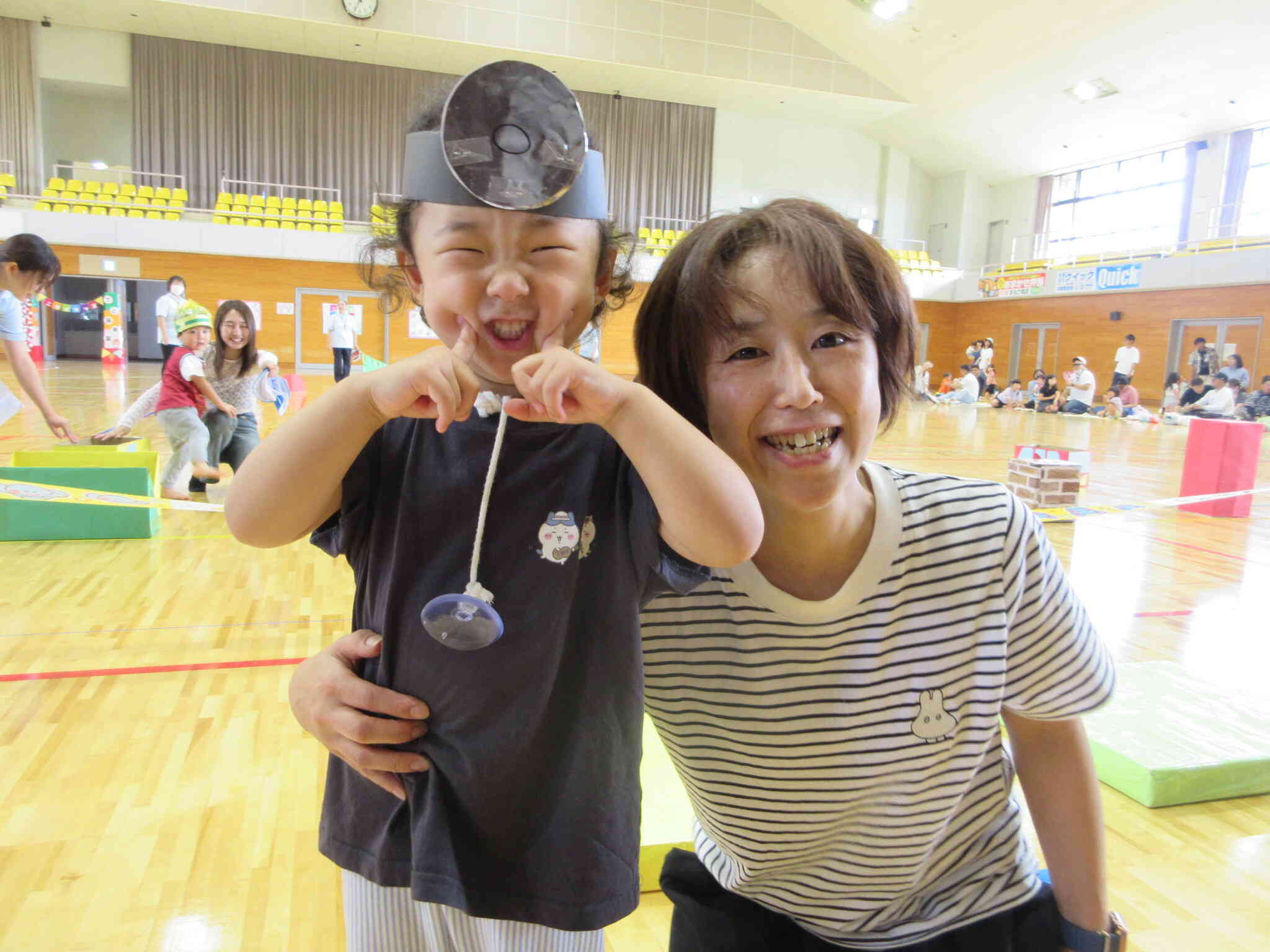 お仕事を終えて、パチリ！
