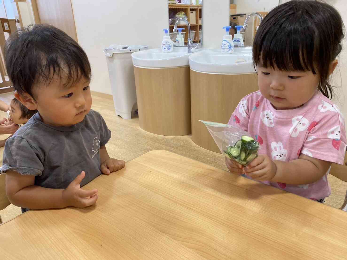 お塩を振ったら・・