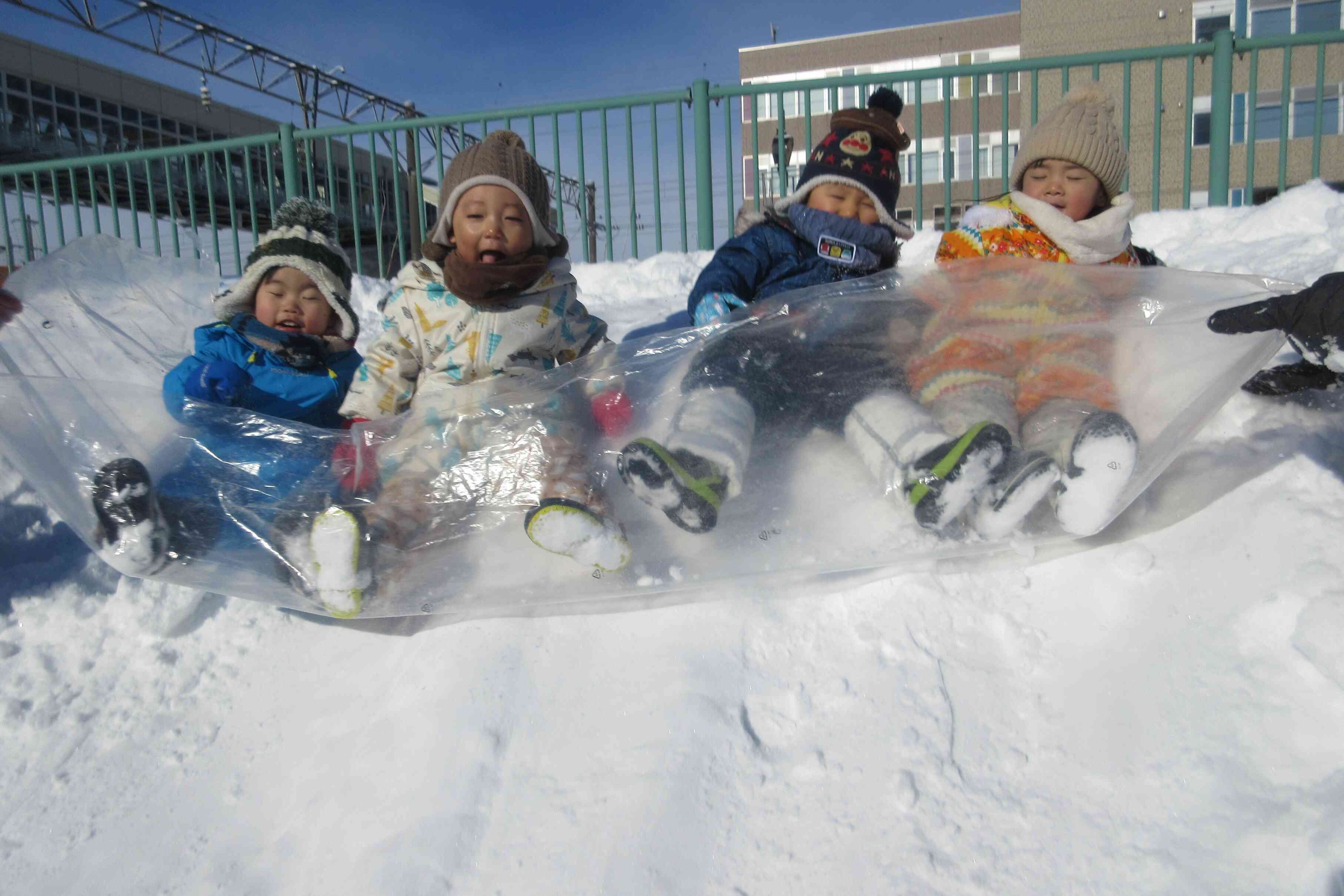 みんなで滑るよ～！！