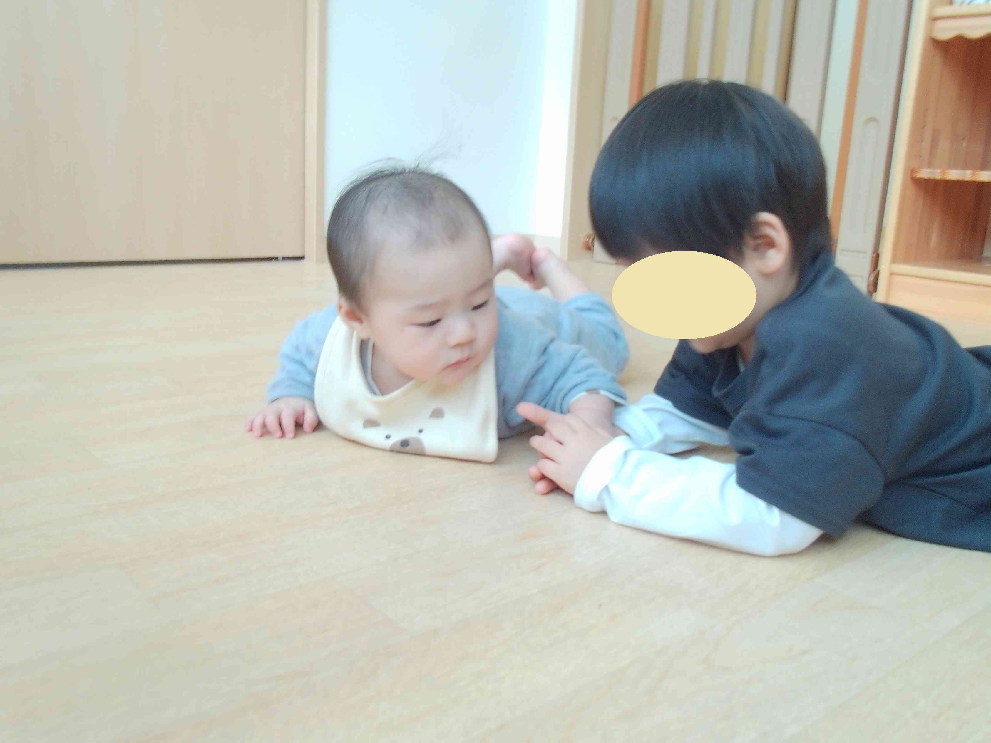 おてて繋いでくれています！