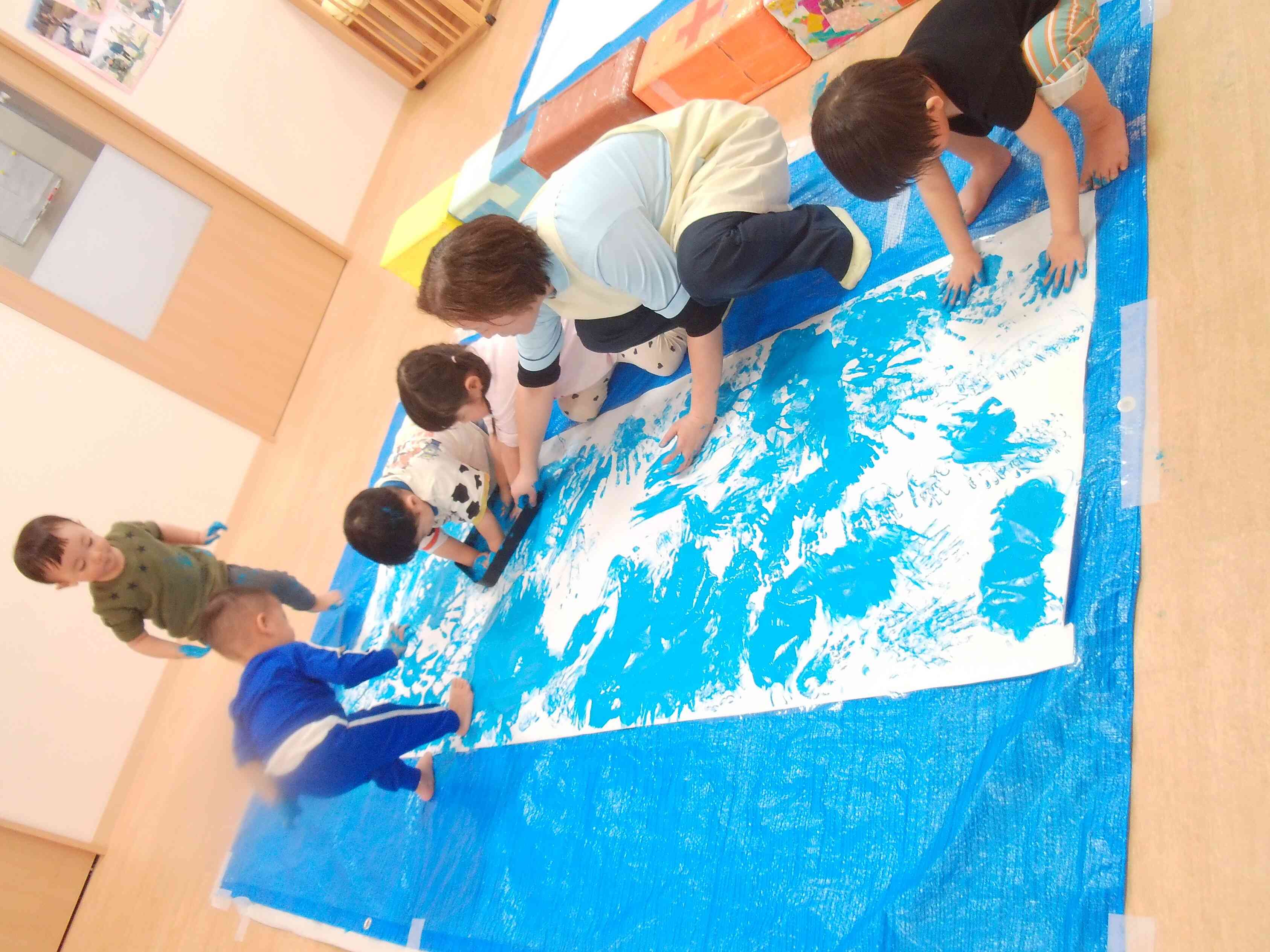 ～鯉のぼり製作～