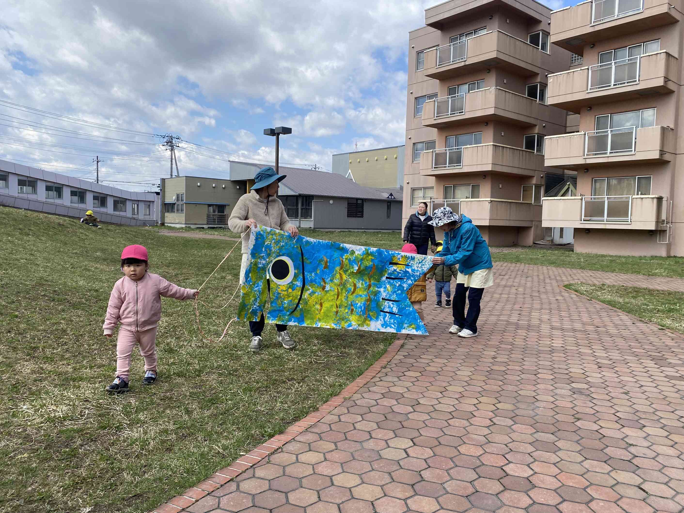 鯉のぼり、完成②