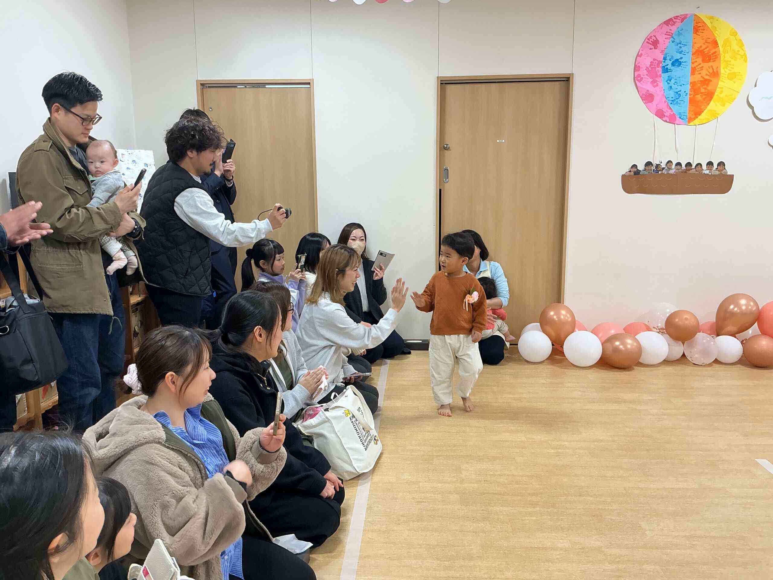 とっても華やかに入場！！