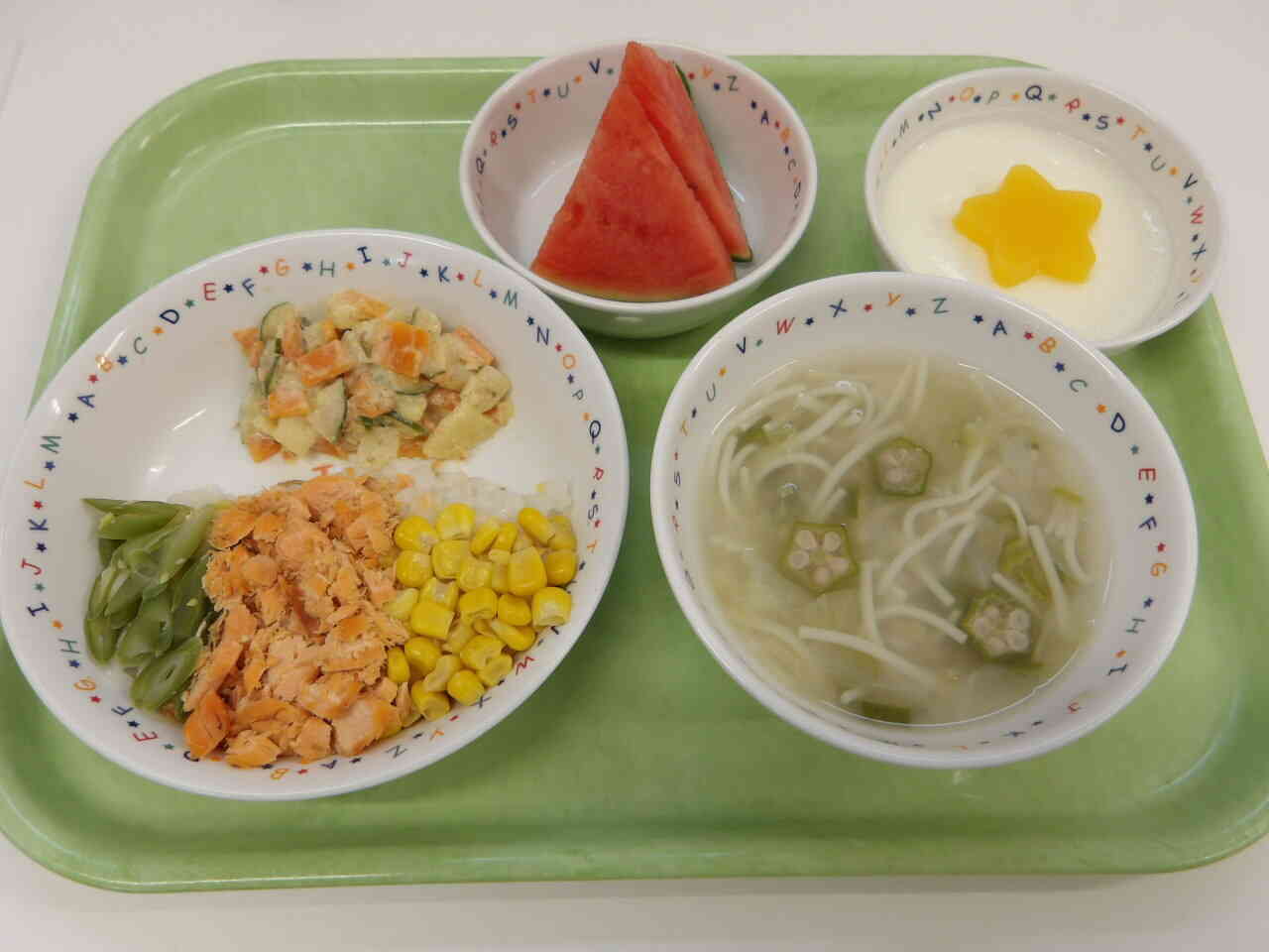 七夕の給食です