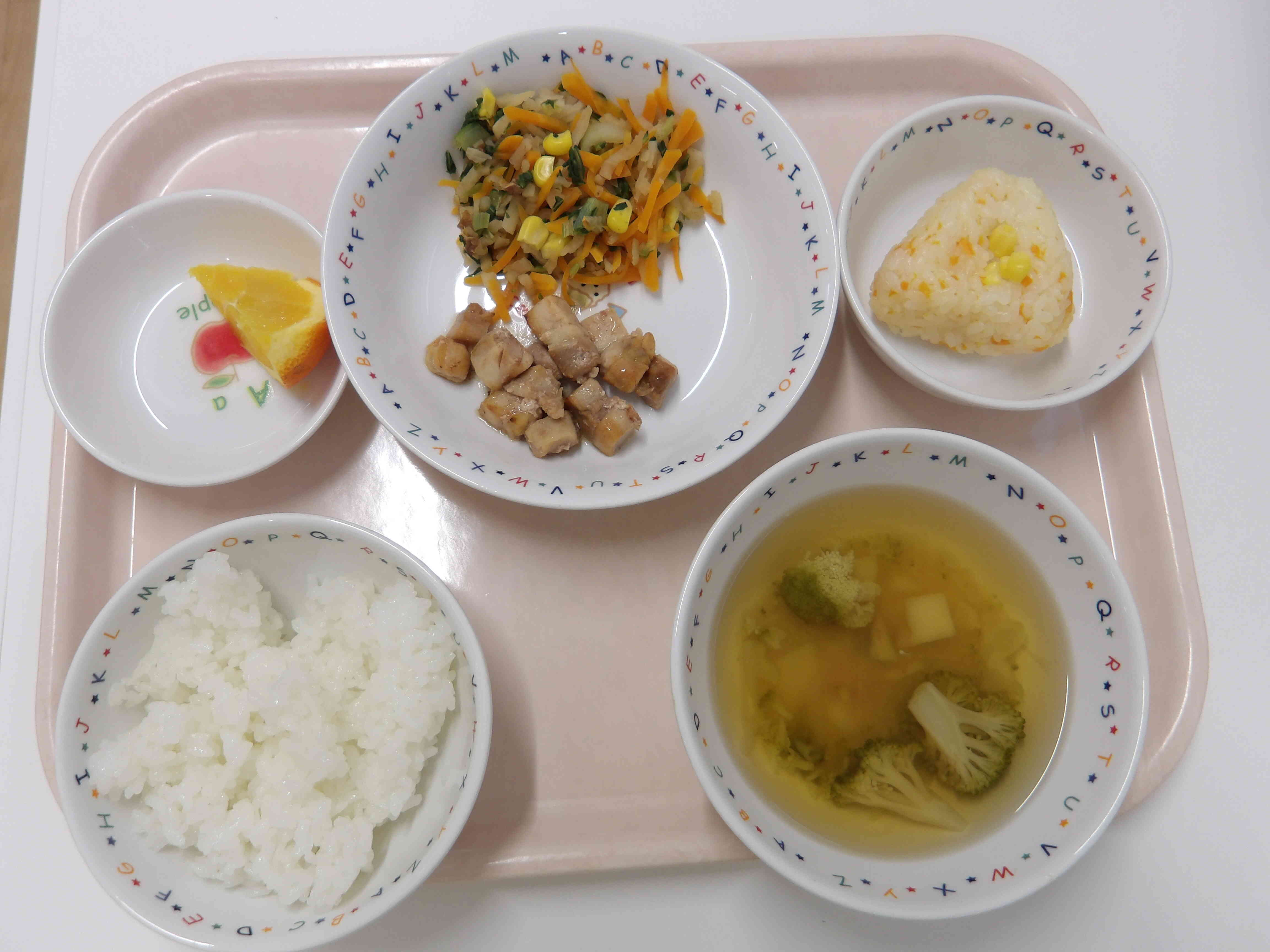9月の給食です