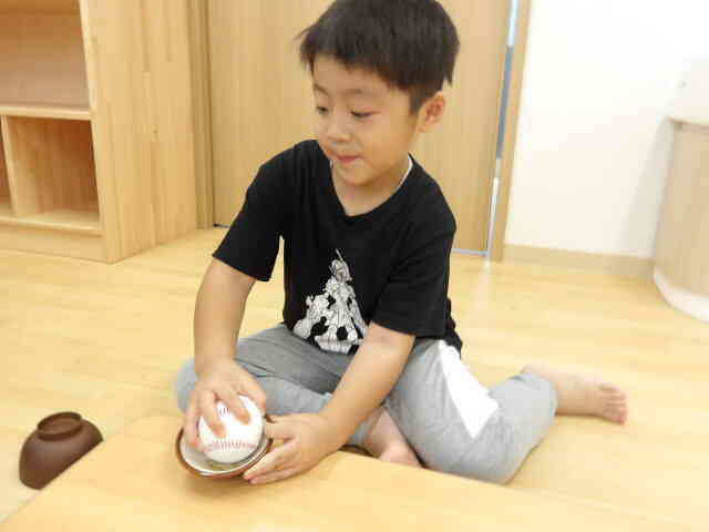 そして次は籾摺り（もみすり）！