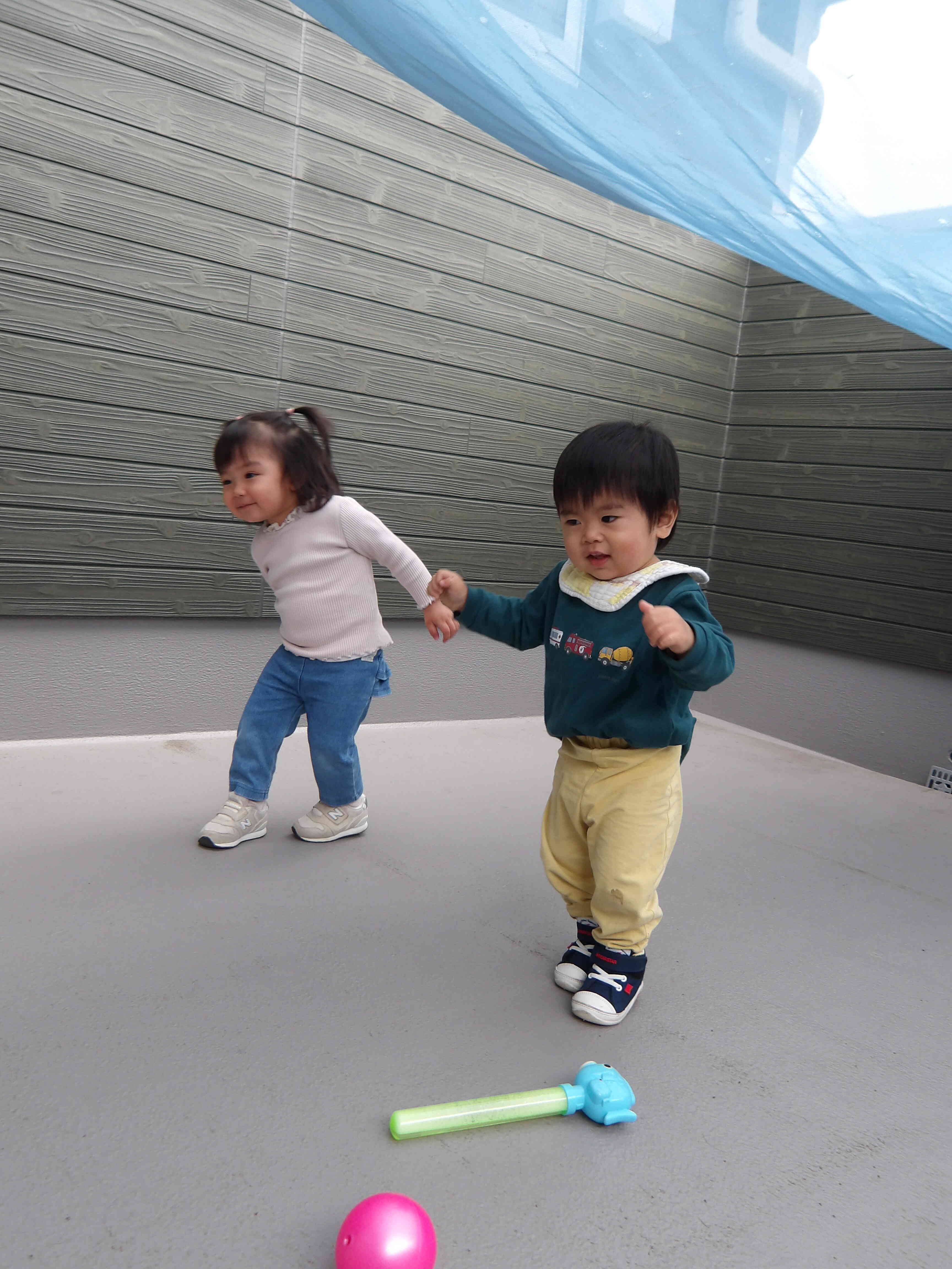 テラスあそび！