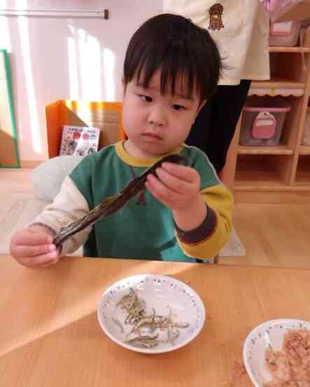 すごくかたいよ！パリパリしてる。