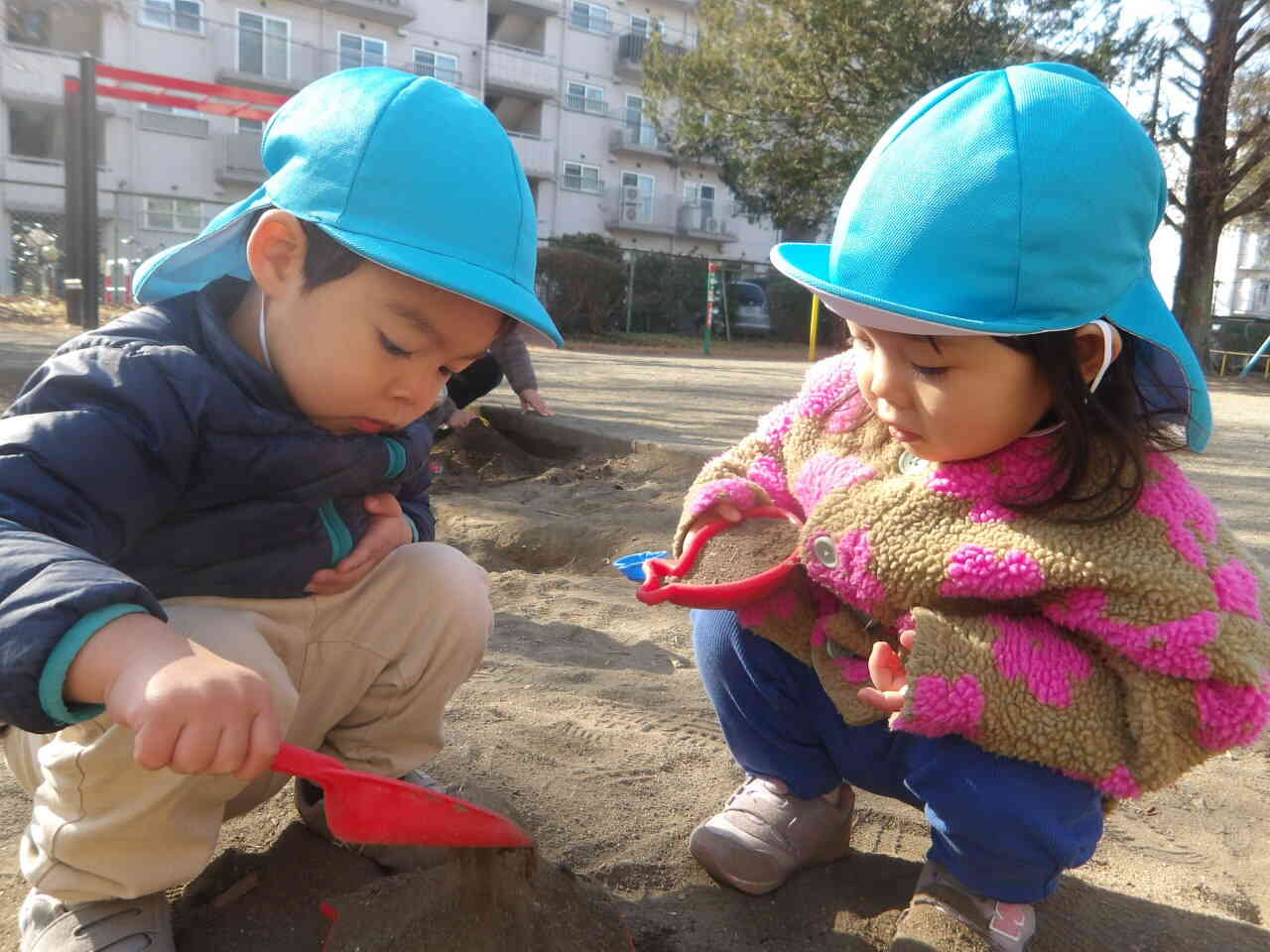 寒くてもみんな元気！