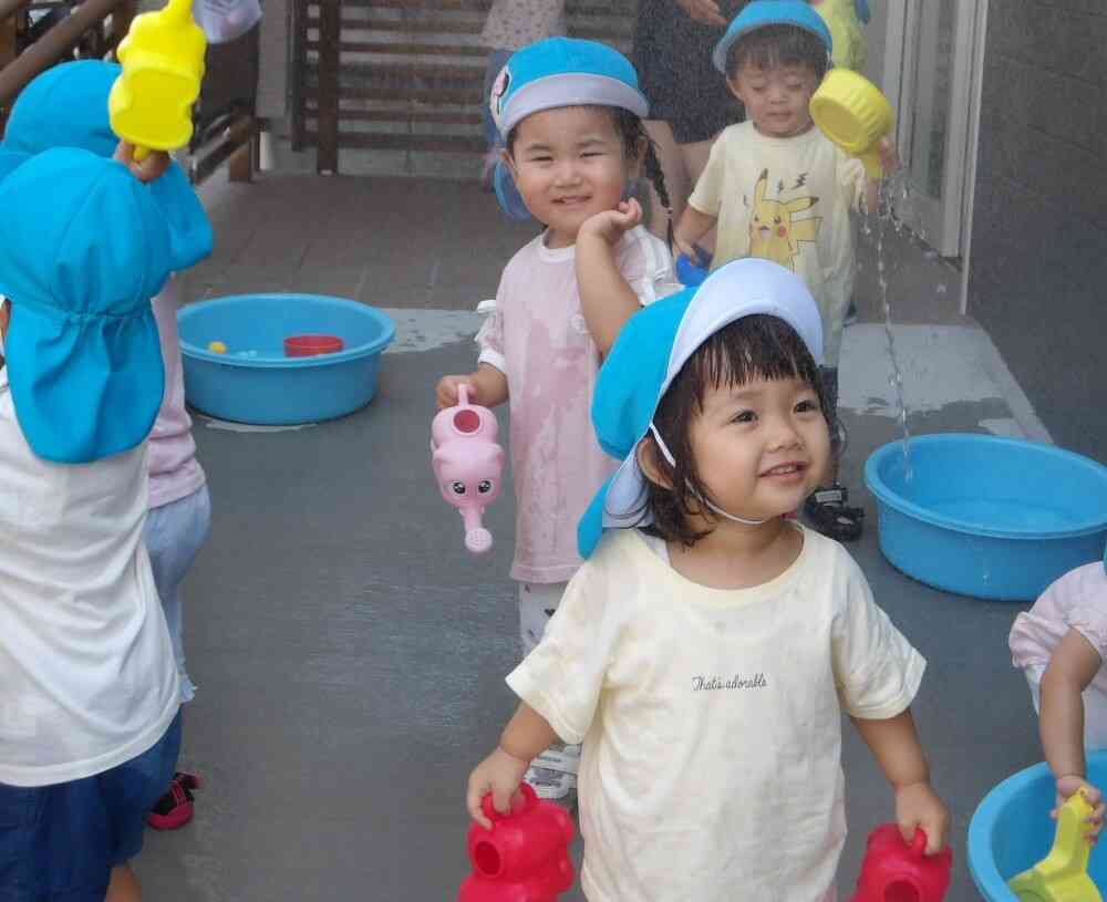 楽しい水遊び♪♪