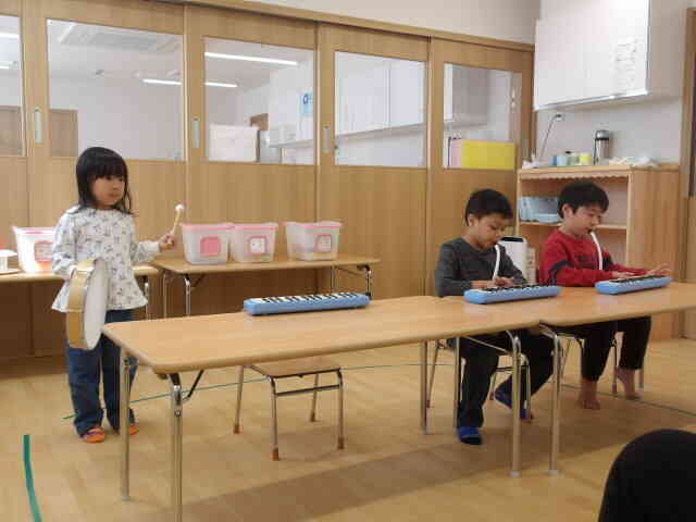 ピアニカと太鼓の発表会です♪